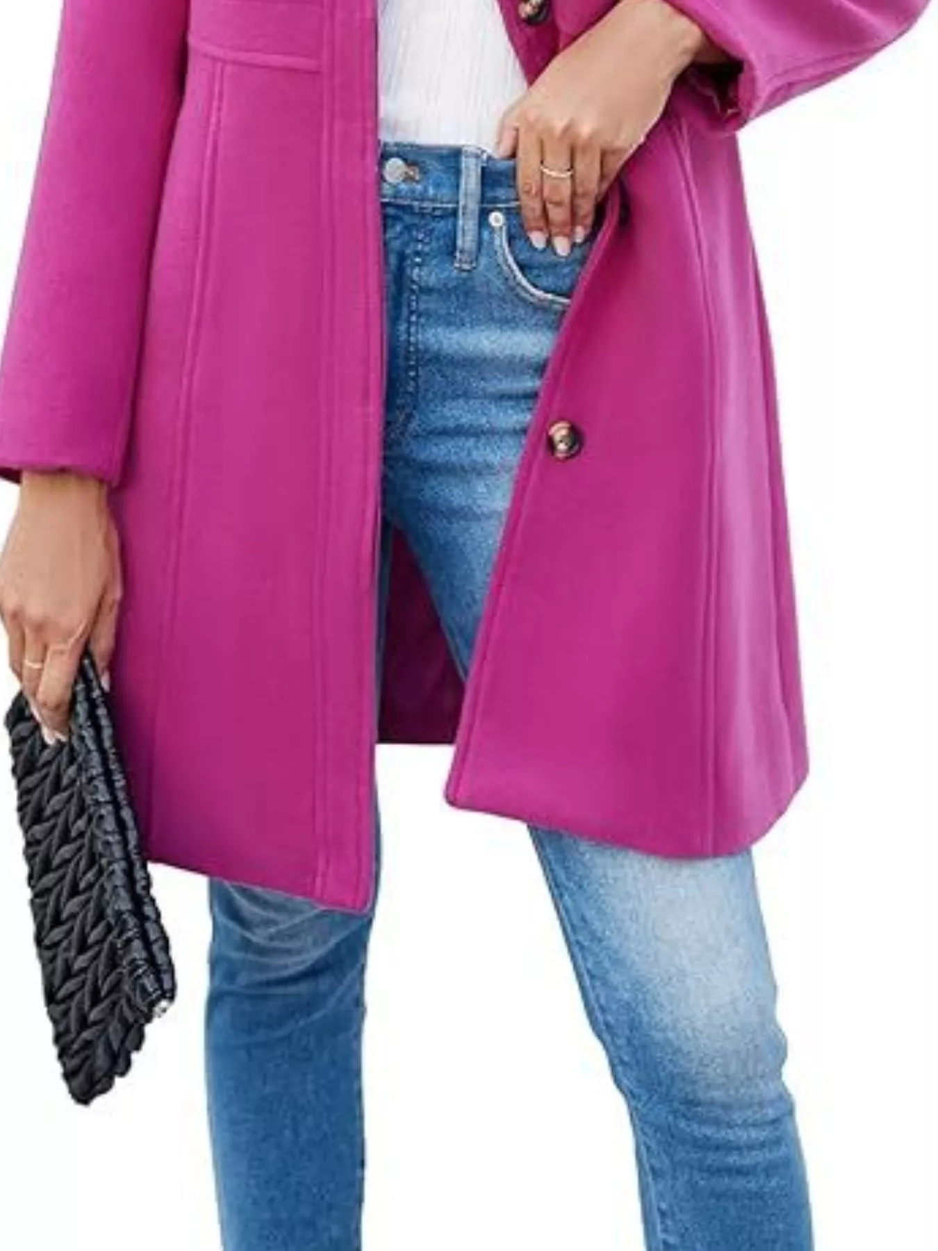 Button-Down Wool Blend Coat - Image 18