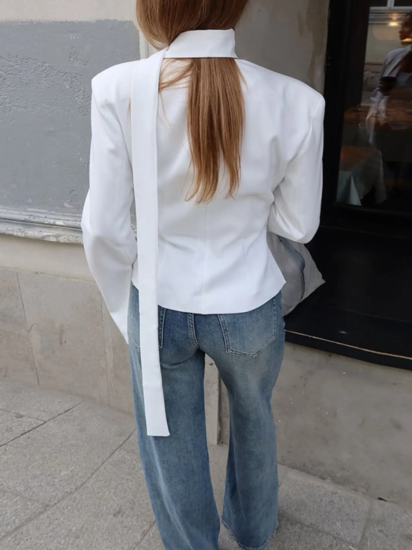 Button Up Long Sleeve Blazer - Image 6