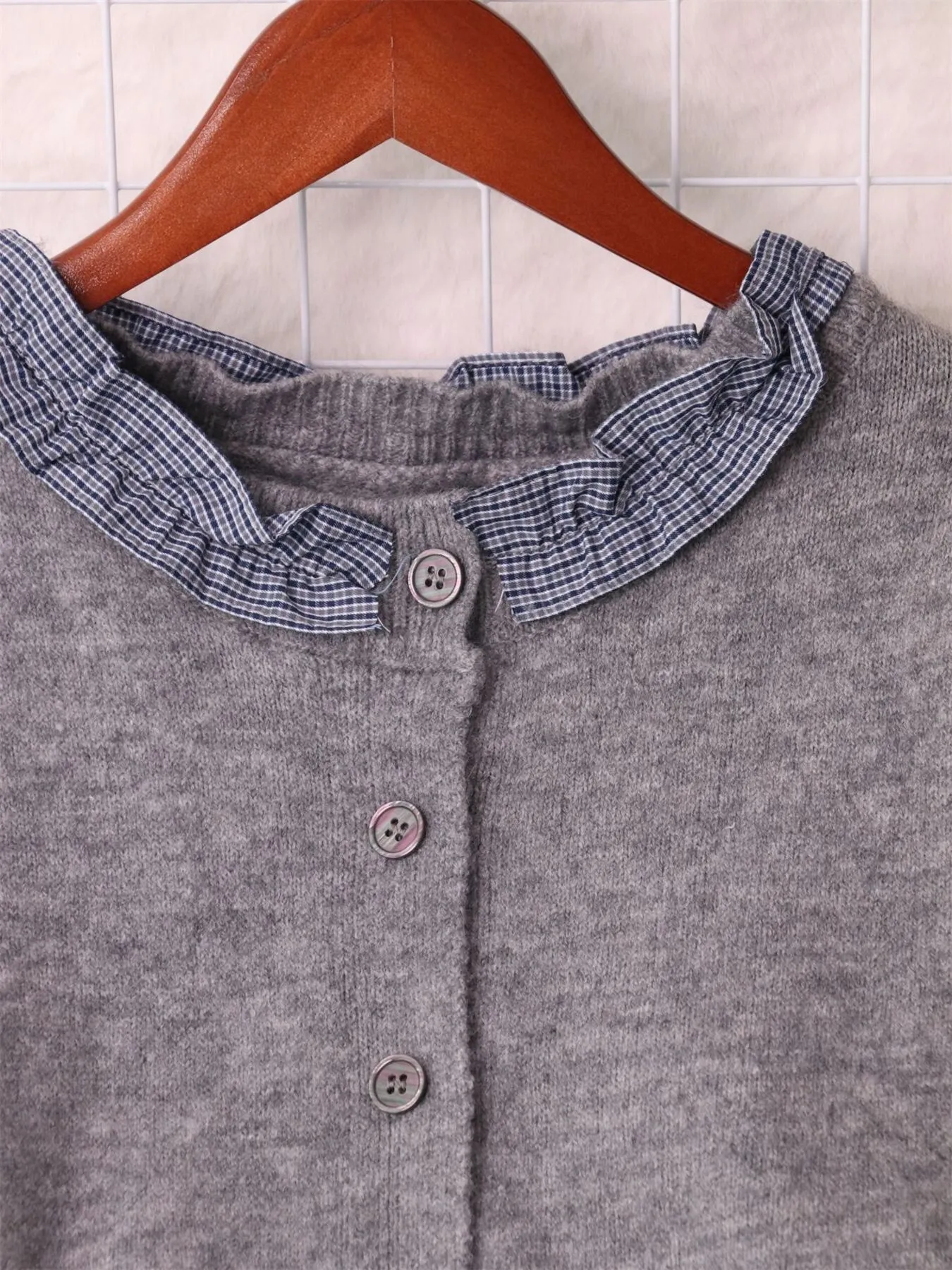 Button Up Long Sleeve Cardigan - Image 7