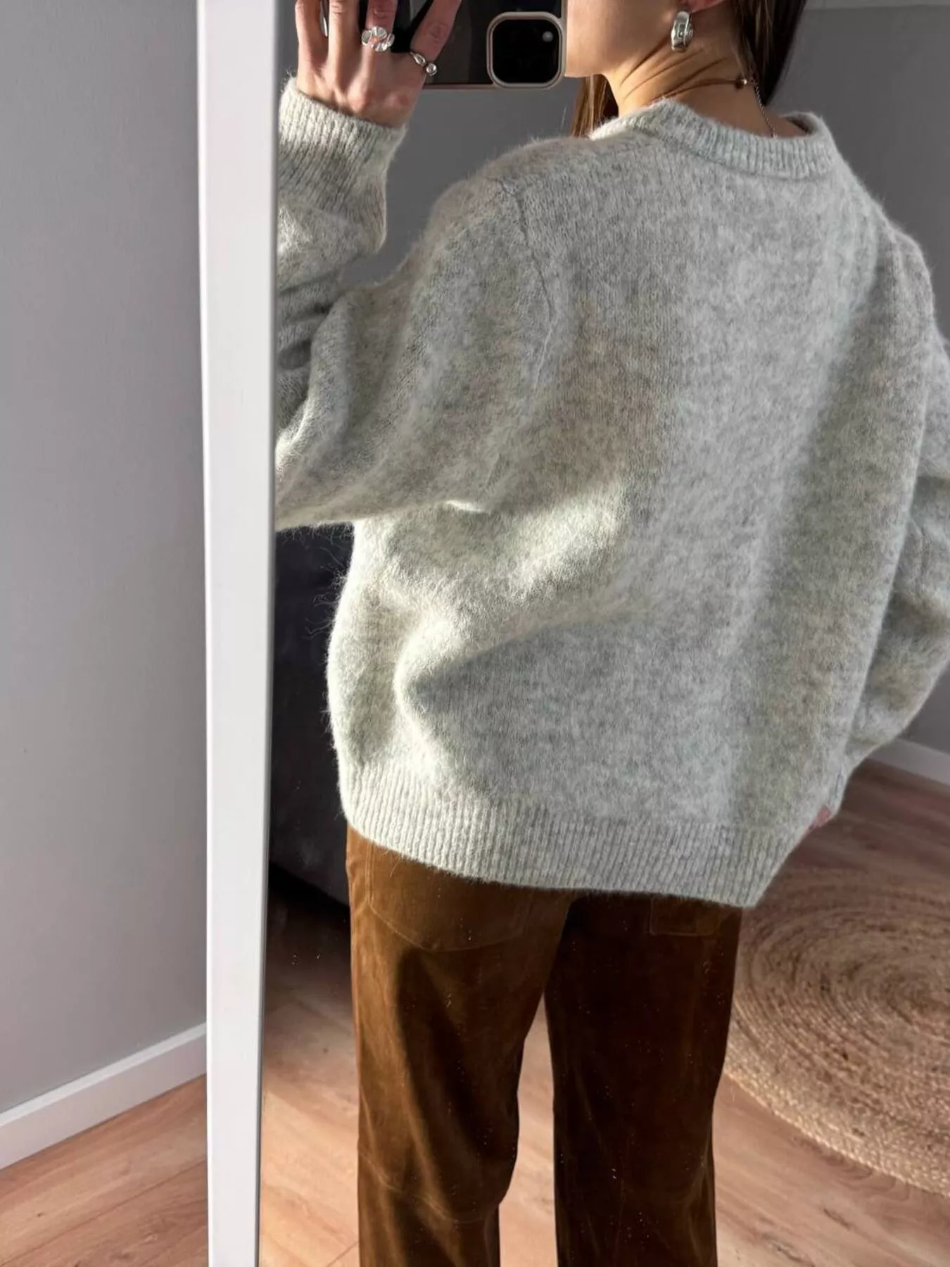 Button Up Long Sleeve Cardigan - Image 7