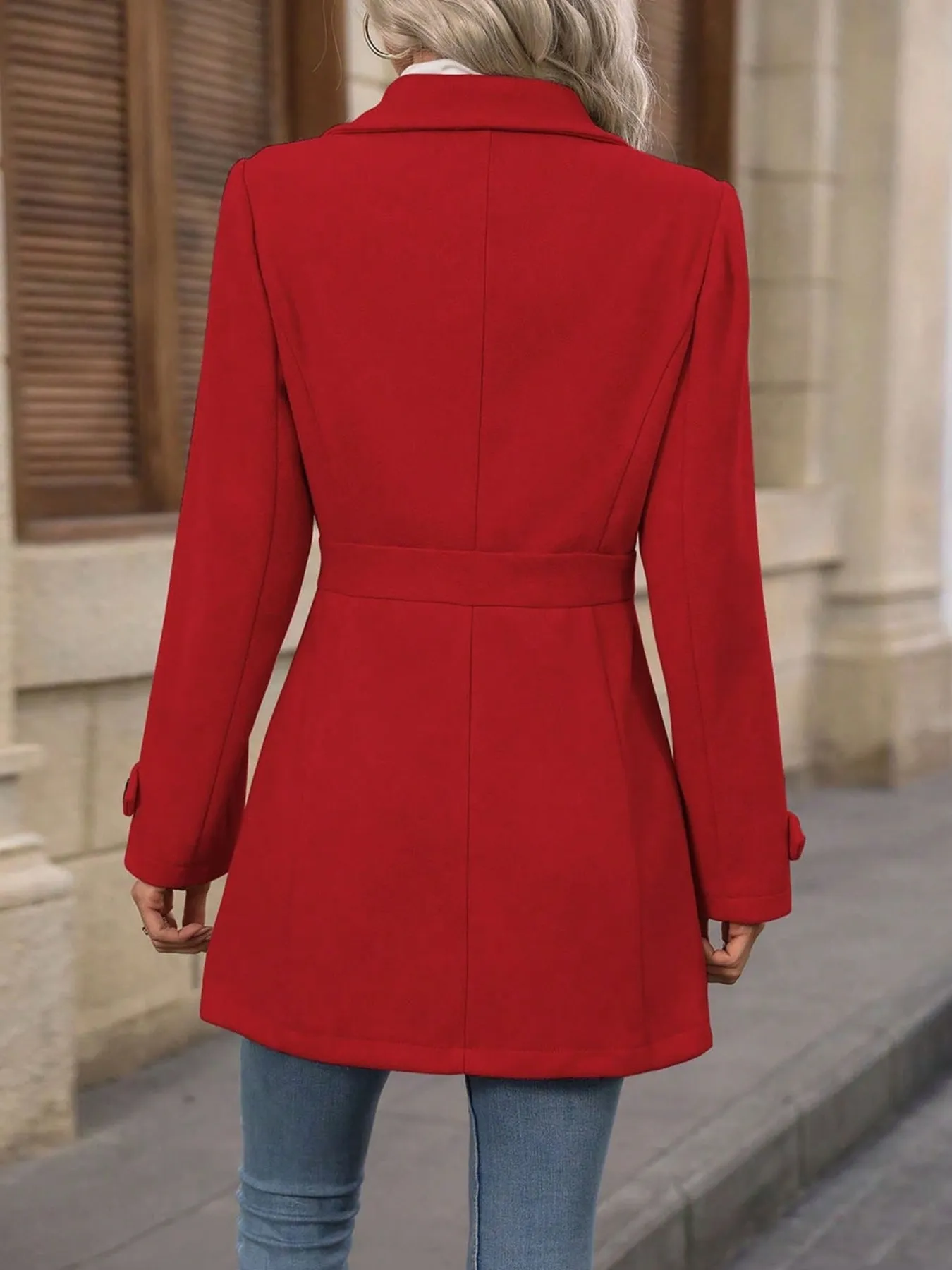 Button Up Long Sleeve Coat - Image 16