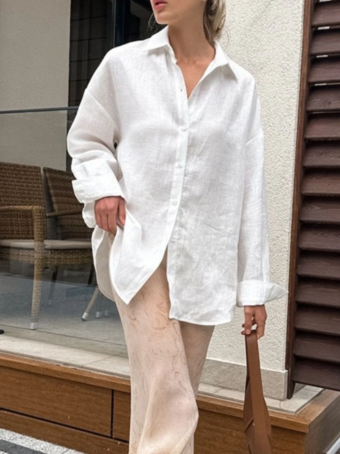 Button Up Long Sleeve Shirt - Image 5