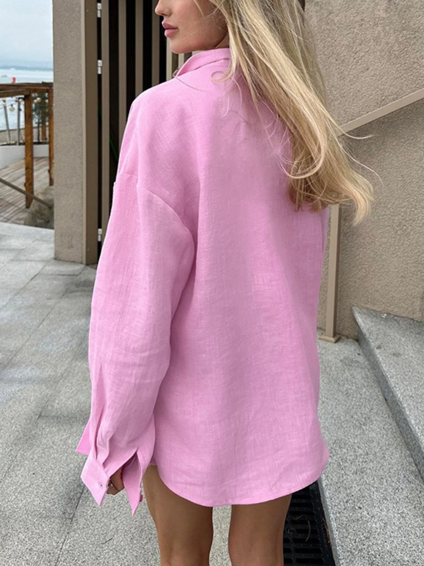 Button Up Long Sleeve Shirt - Image 8