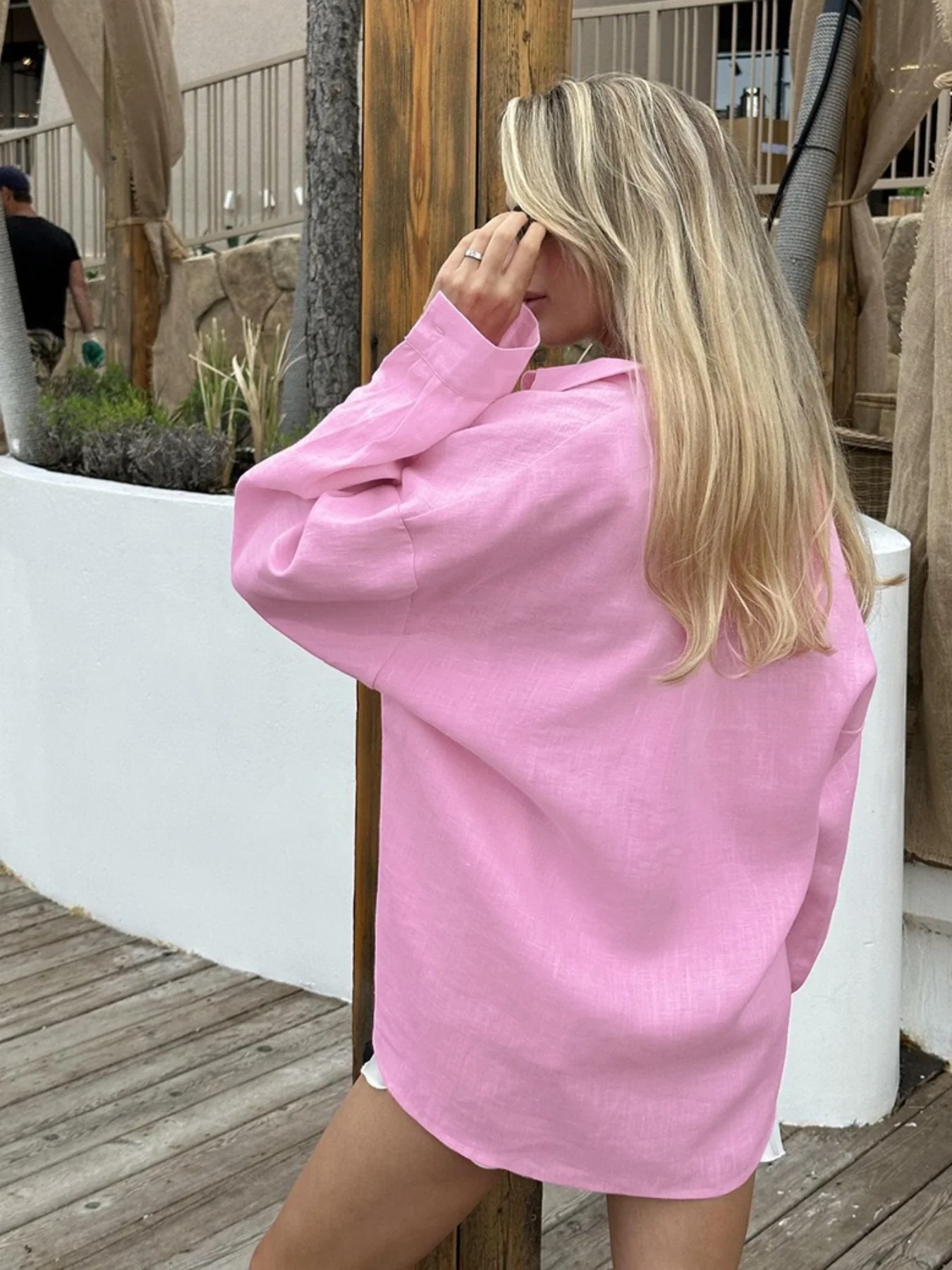 Button Up Long Sleeve Shirt - Image 9