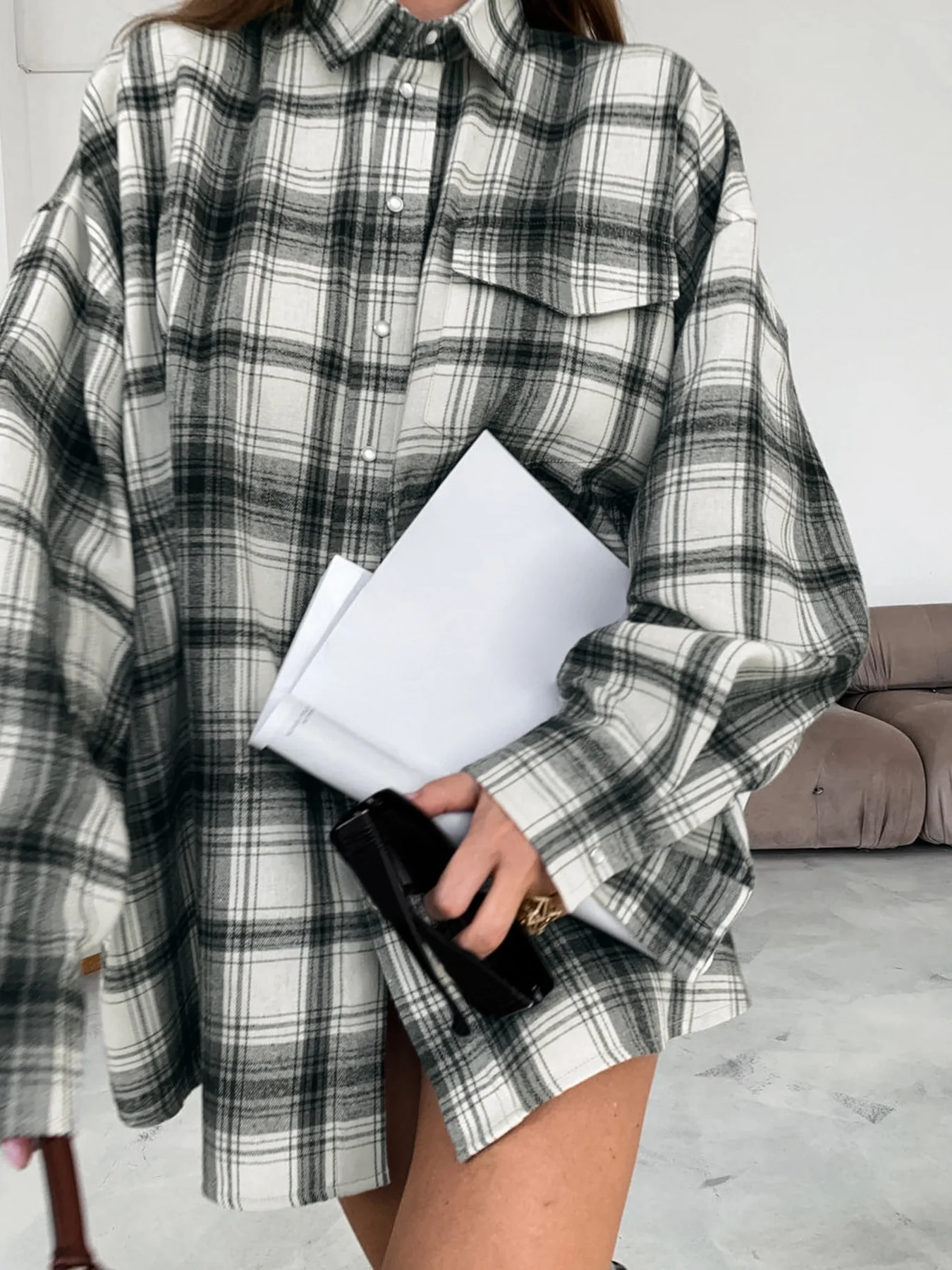 Button Up Long Sleeve Shirt - Image 4