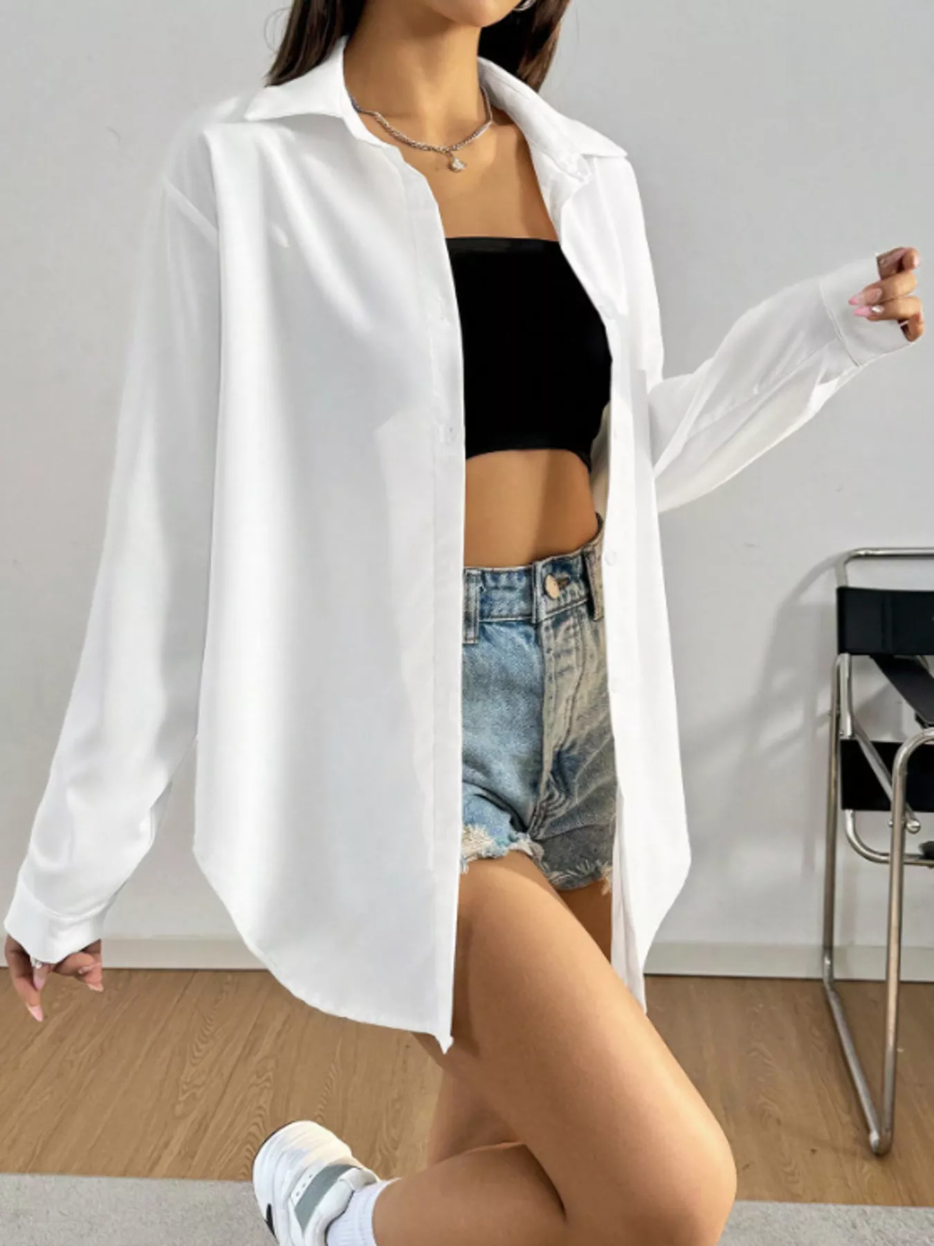 Button Up Long Sleeve Shirt - Image 4