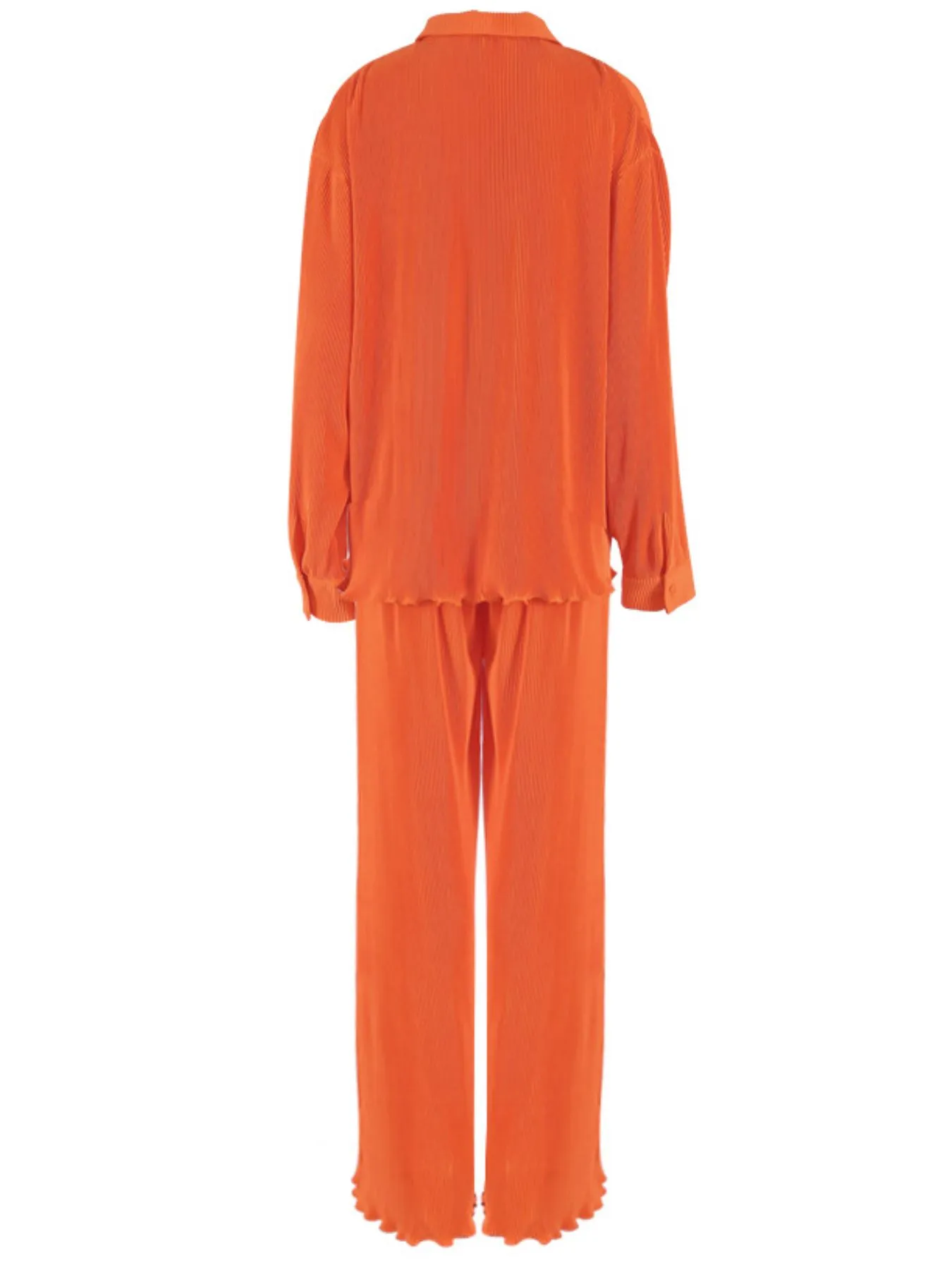 Button Up Long Sleeve Top and Pants Set - Image 6