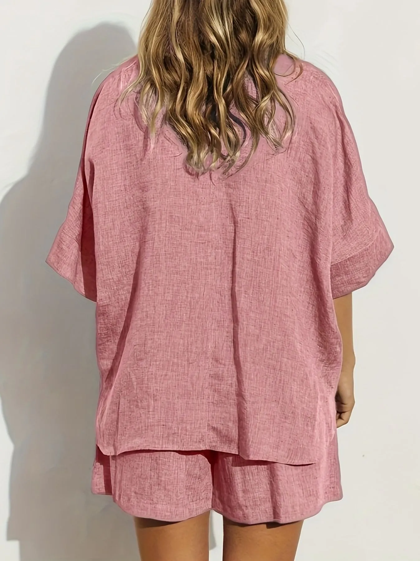 Button-Up Shirt and Shorts Set - Image 10