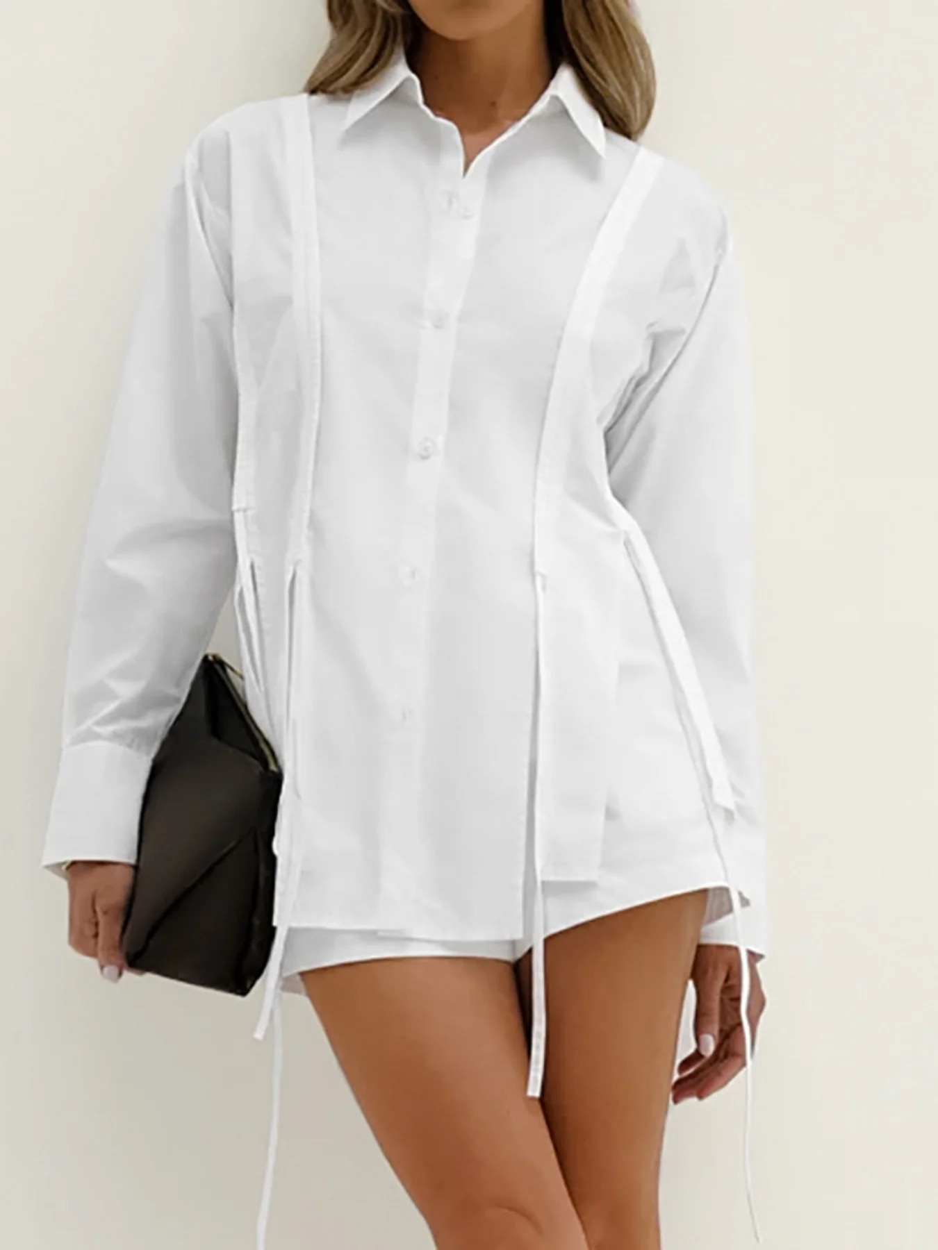 Button Up Shirt and Shorts Set - Image 5