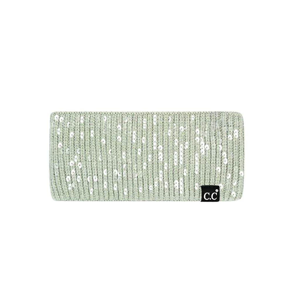 C.C All Over Clear Sequin Headwrap - Image 4