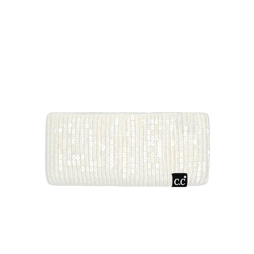 C.C All Over Clear Sequin Headwrap - Image 5