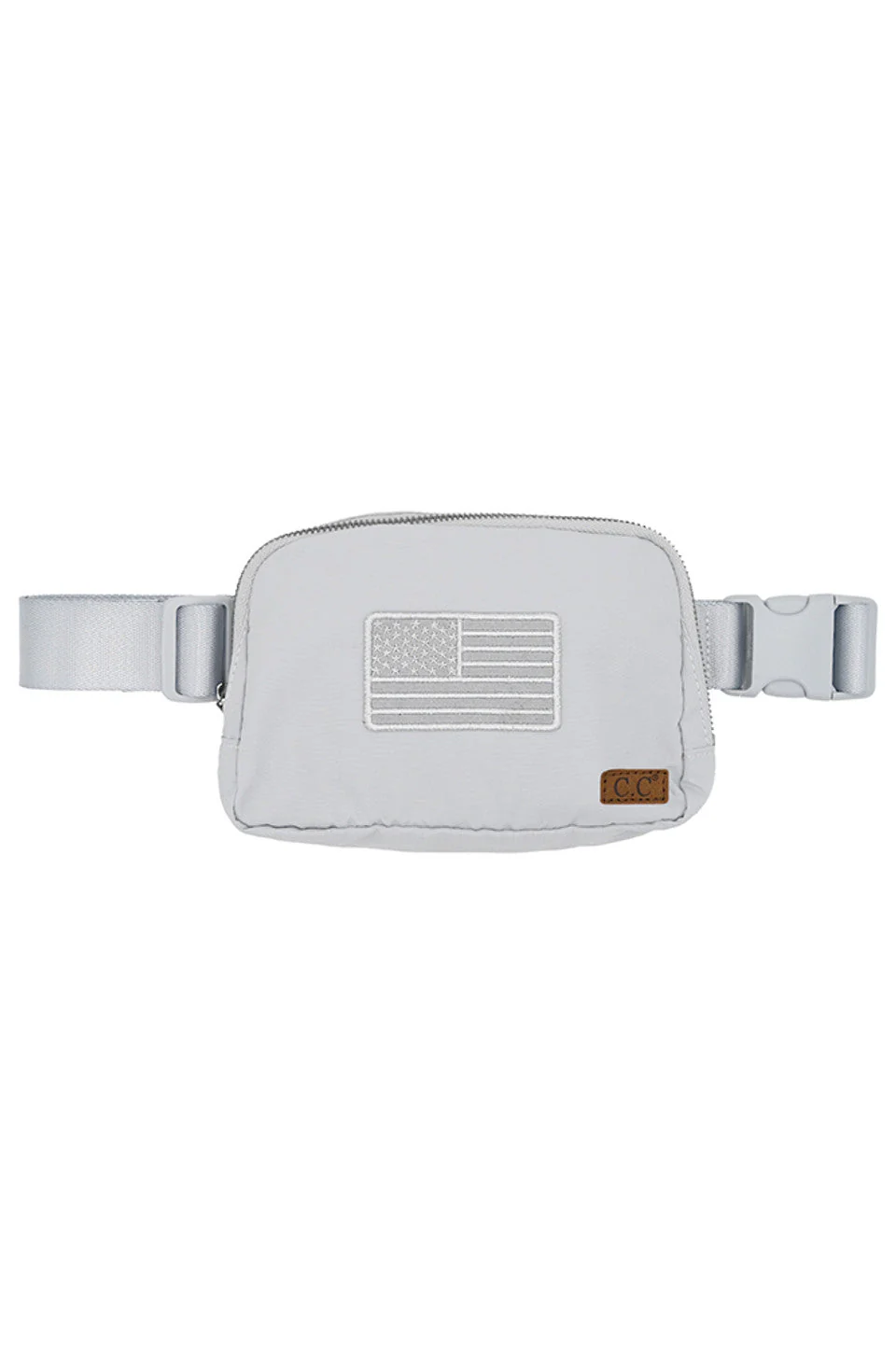C.C American Flag Embroidery Patch Fanny Pack - Image 3