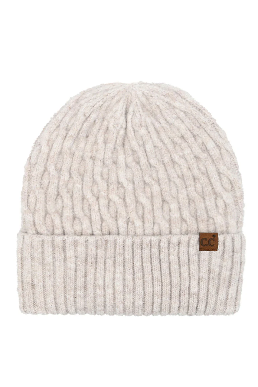 C.C Chain Link Cable Cuff Beanie - Image 2