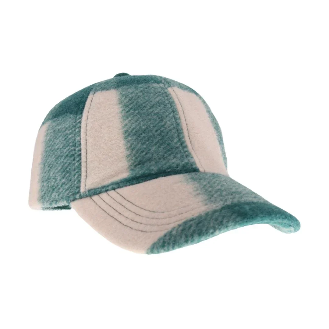 C.C Checkered Pattern Baseball Cap - Image 3
