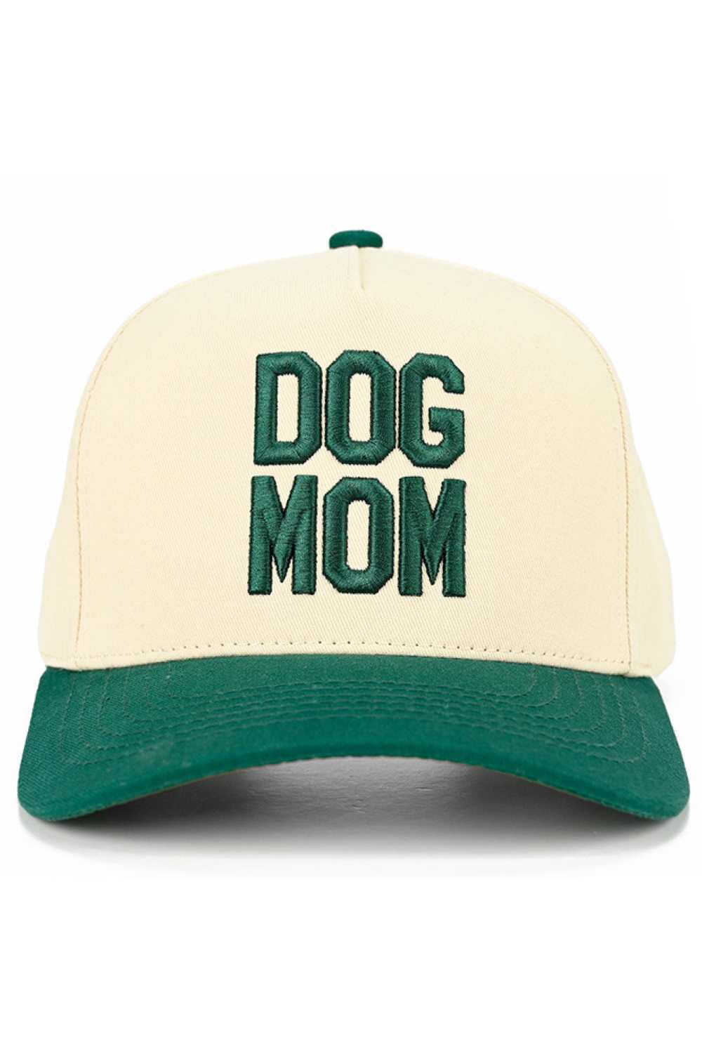 C.C DOG MOM Embroidered Two Tone Trucker Cap - Image 6