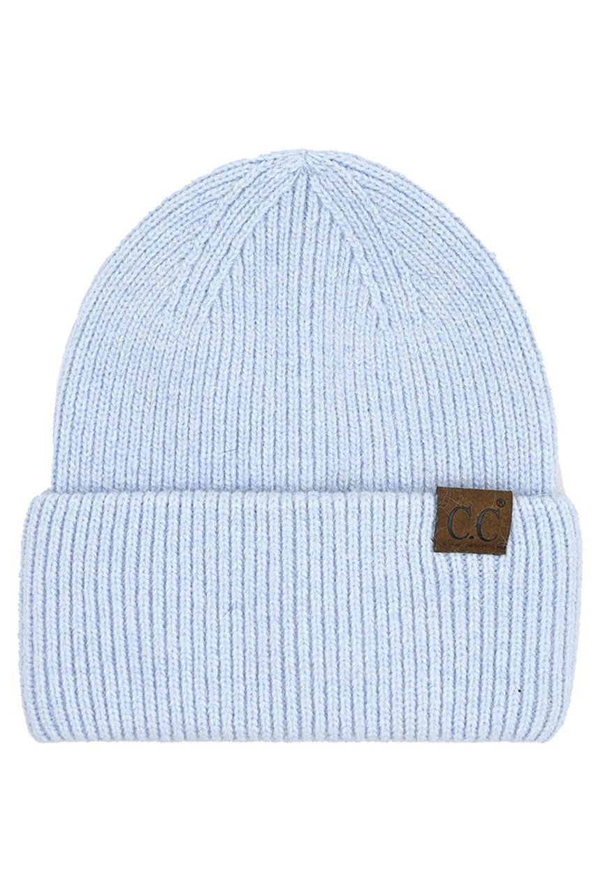 C.C Double Cuff Beanie Hat - Image 5