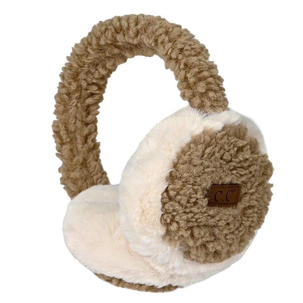 C.C Faux Fur Sherpa Earmuffs - Image 3