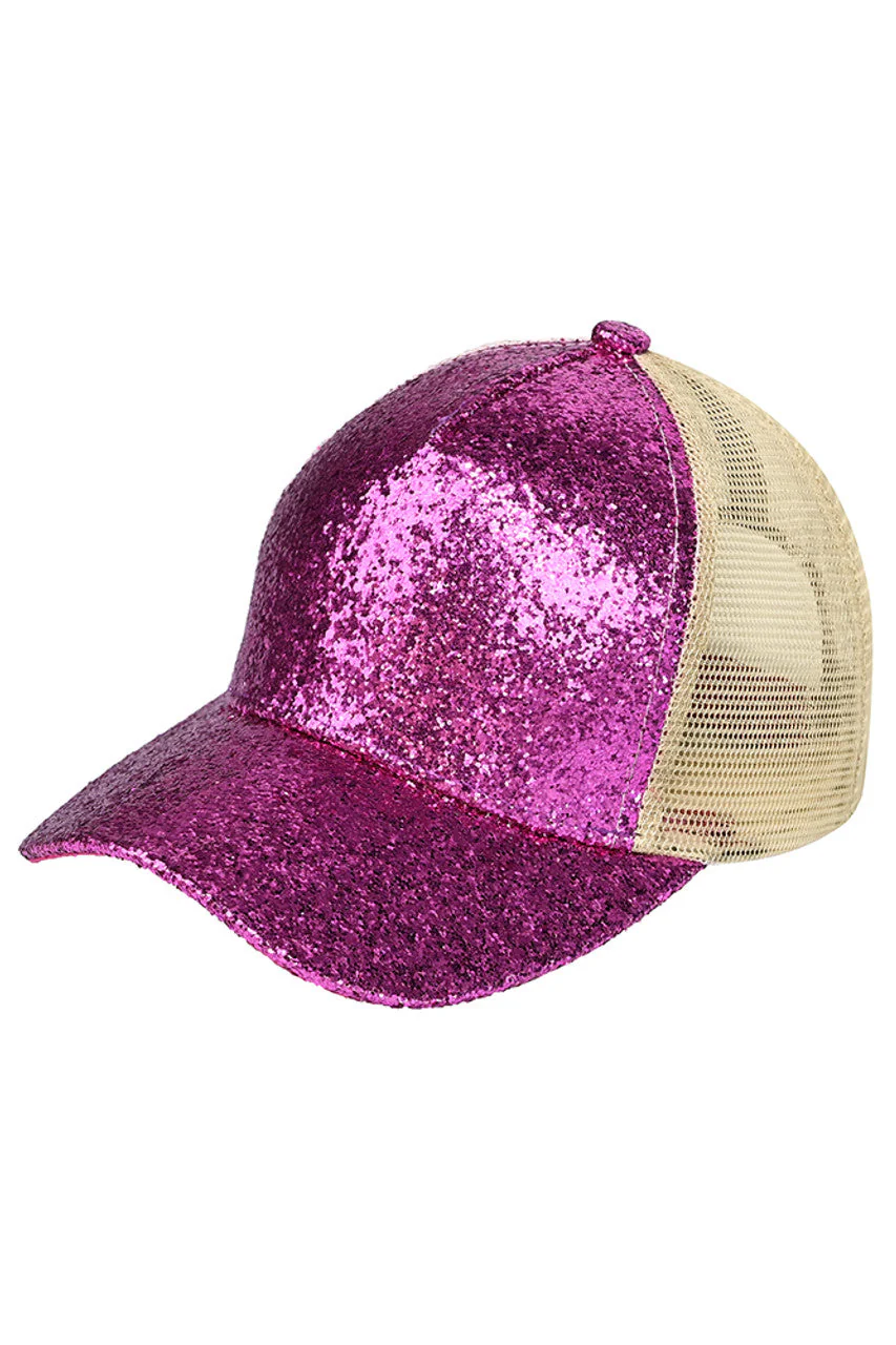 C.C Glitter Trucker Cap - Image 3
