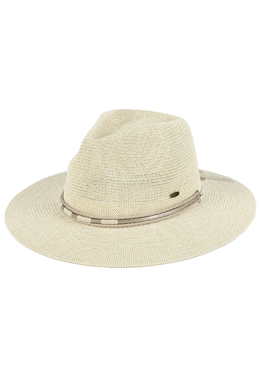 C.C Hard Shaped Panama Hat - Image 2