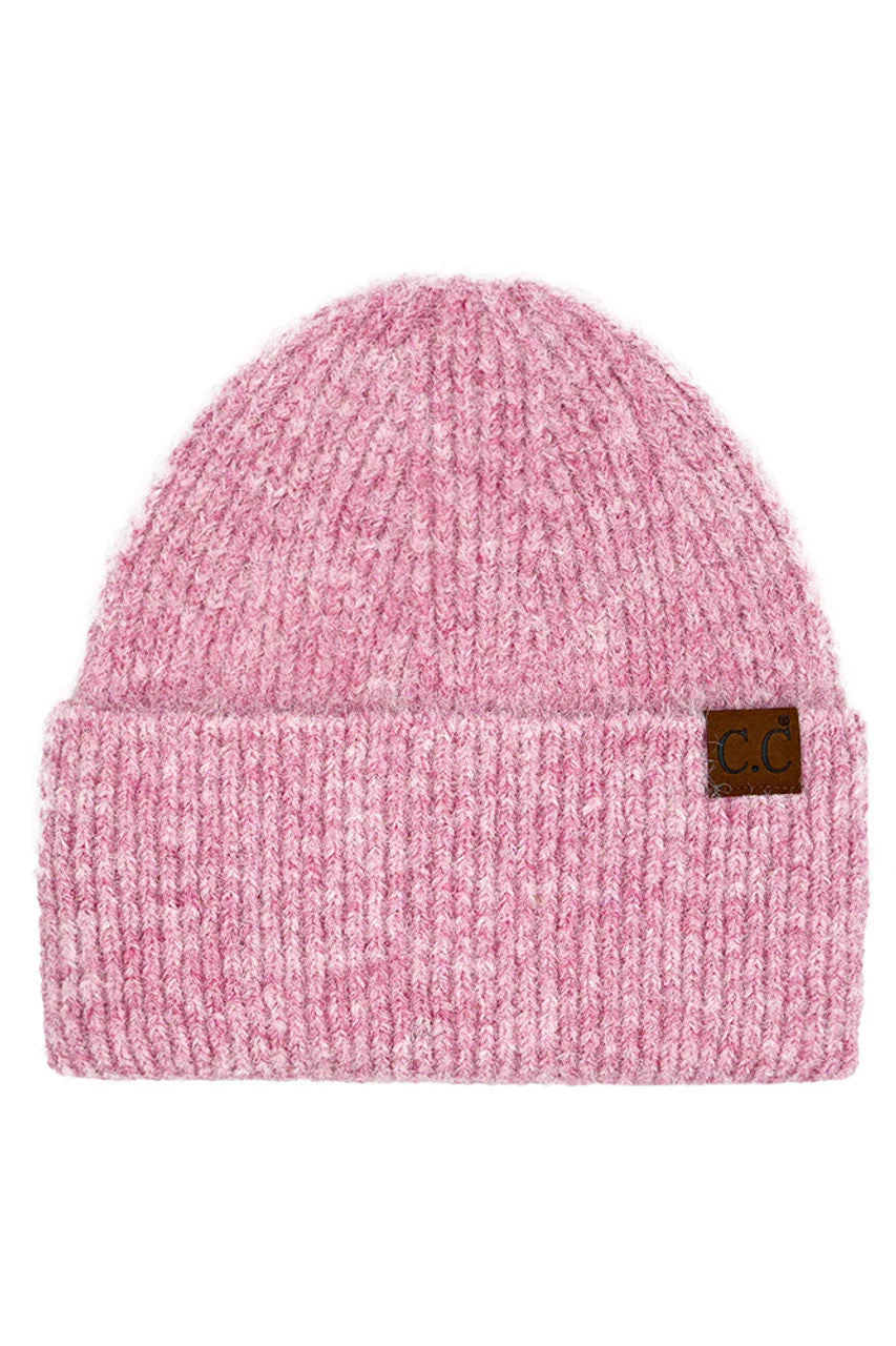 C.C Mohair Feel Wide Cuff Beanie - Image 6
