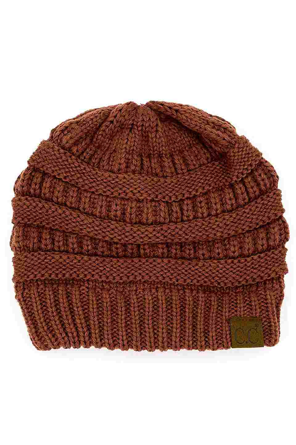 C.C Ribbed Kit Solid Color Beanie - Image 3