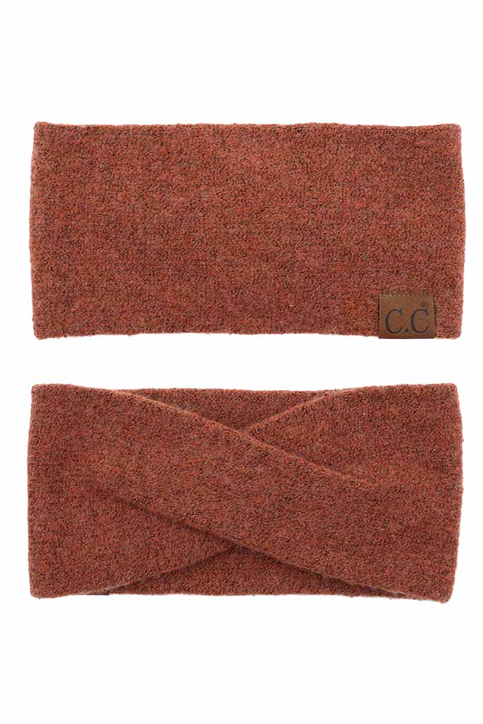 C.C Soft Recycled Fine Yarn Cuff Headwrap Earmuffs - Image 3