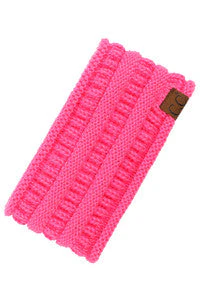 C.C Solid Ribbed Ponytail Headband Ear Warmer Earmuff - Image 20