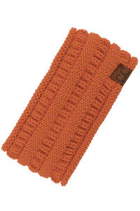 C.C Solid Ribbed Ponytail Headband Ear Warmer Earmuff - Image 21