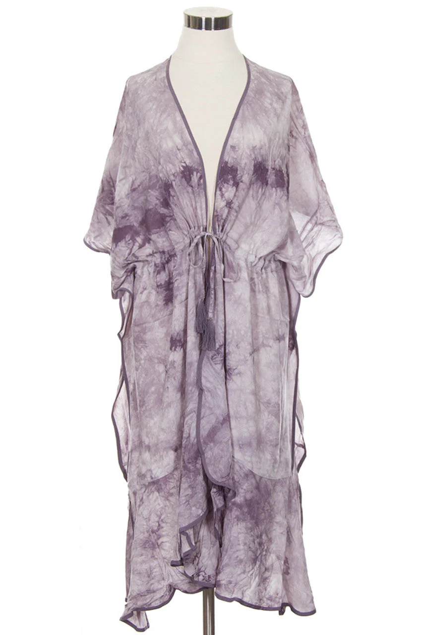 C.C TIE DYE BEACH COVERUP - Image 2
