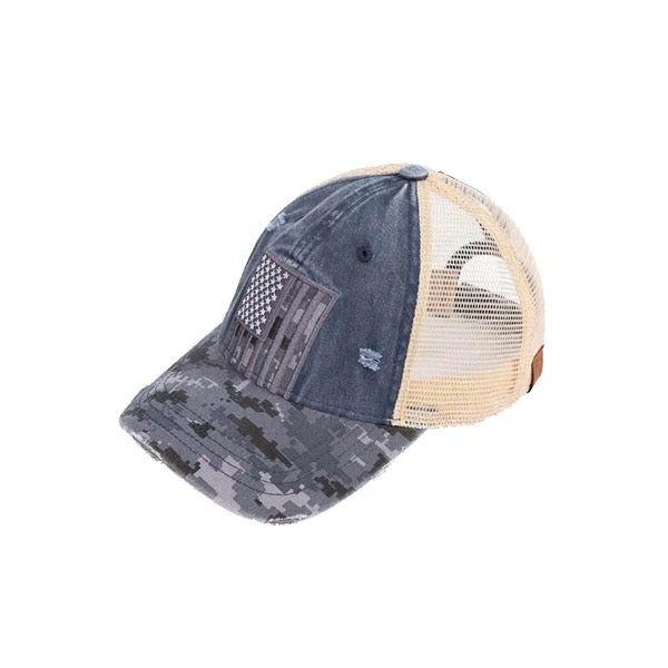 C.C US FLAG MESH PONYCAP - Image 3