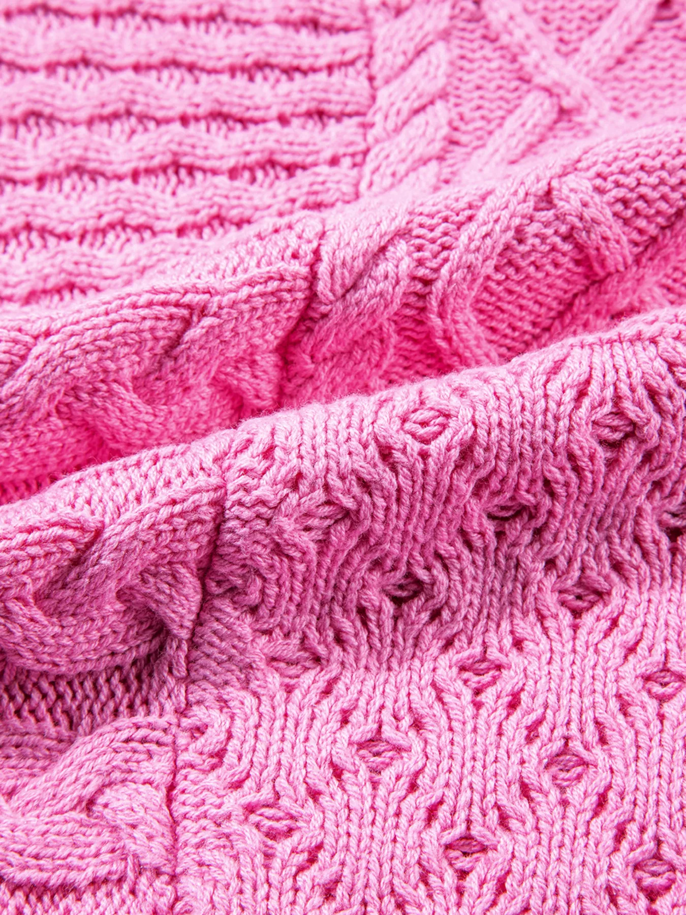 Cable Knit Dolman Sweater Vest - Image 19