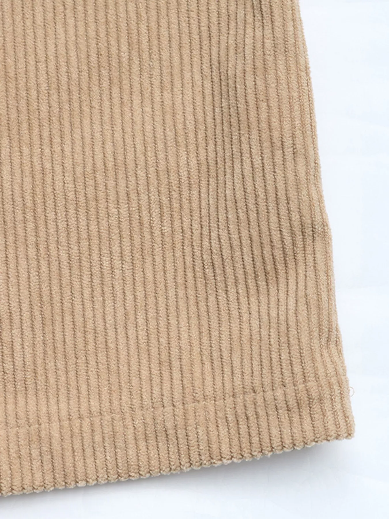 Casual Corduroy Overall Dress - Image 11