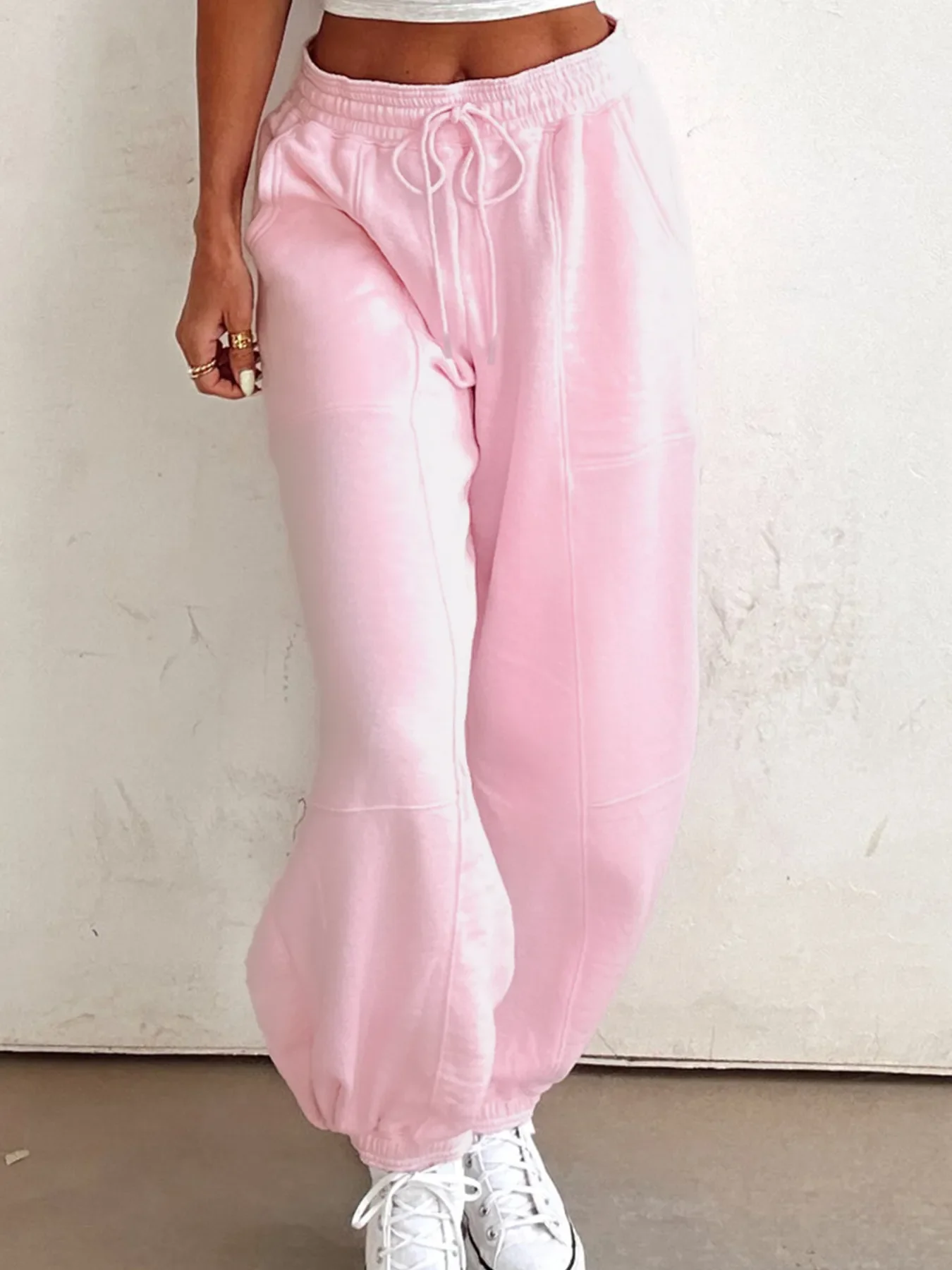 Casual Drawstring Sweatpants - Image 2