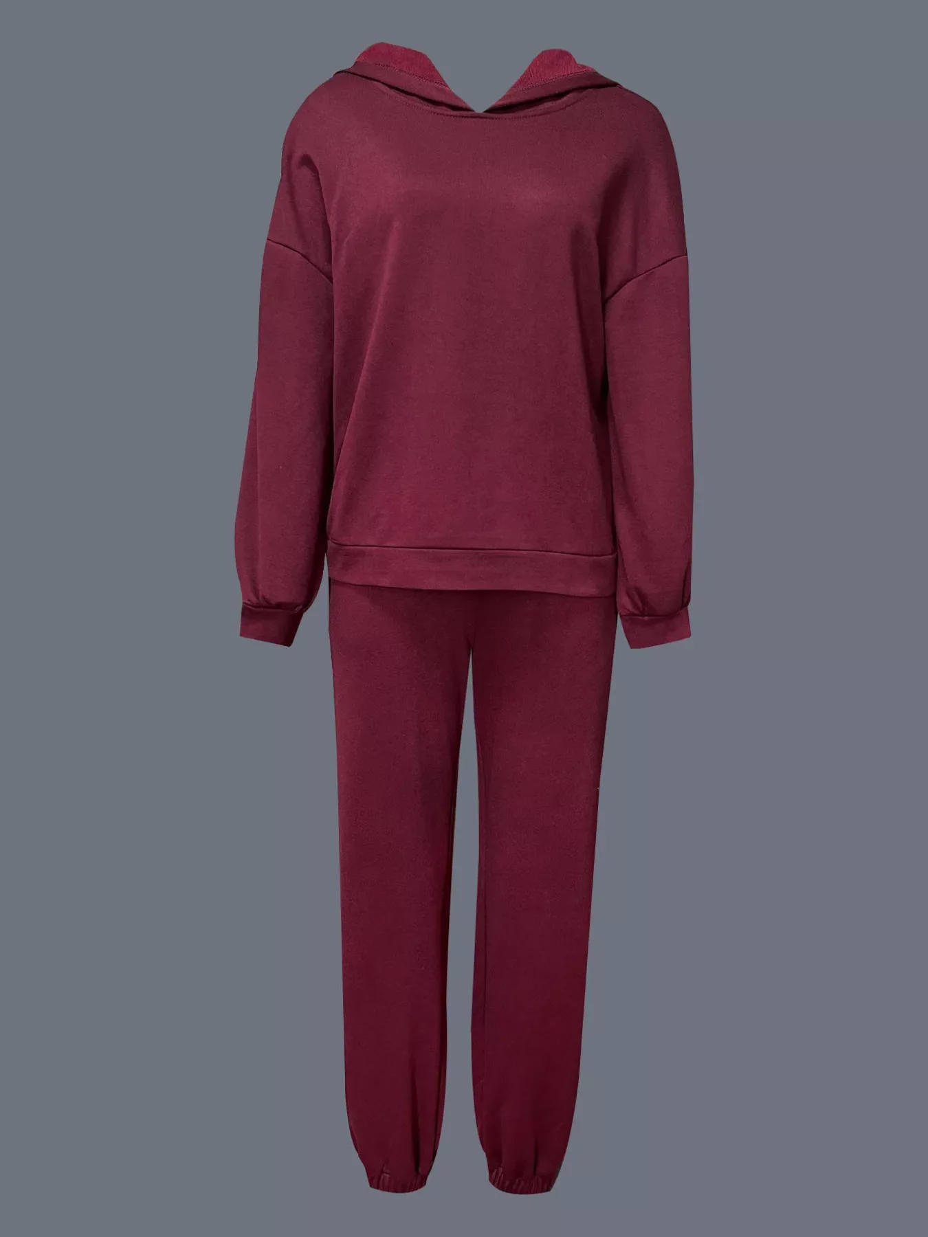 Casual Hoodie and Cropped Pants Set - Image 6