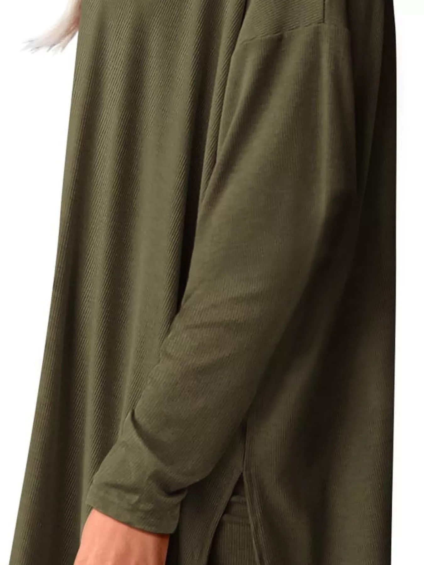 Casual Loose Long Sleeve Top and Wide Leg Pants Set - Image 19