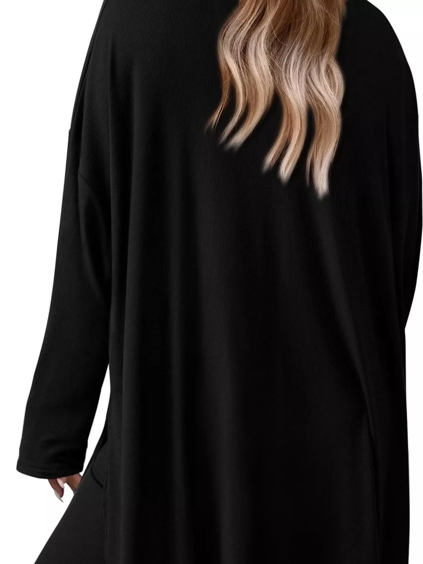 Casual Loose Long Sleeve Top and Wide Leg Pants Set - Image 27
