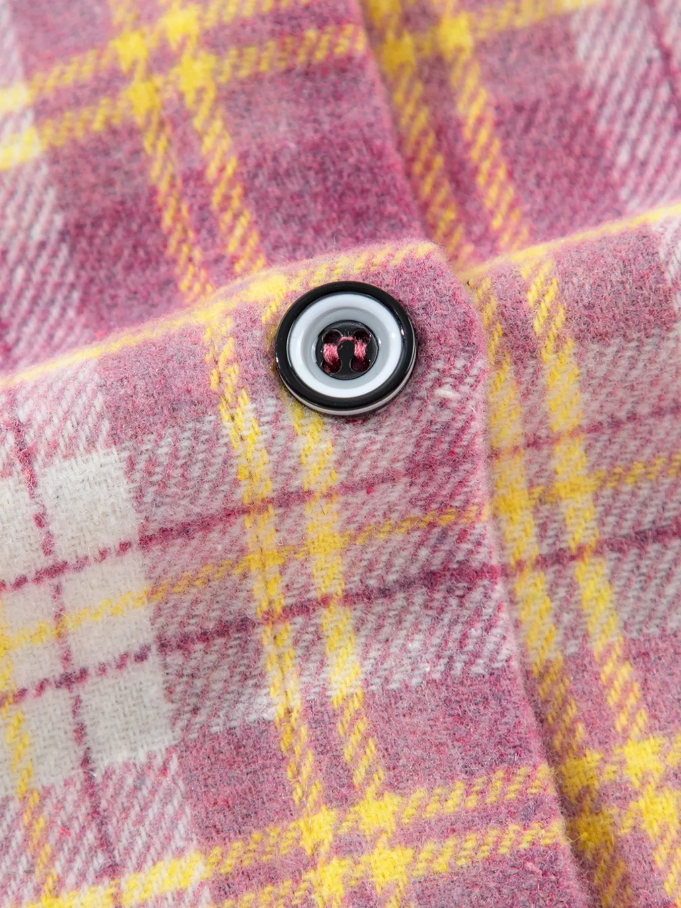 Casual Plaid Button-Down Shacket - Image 11