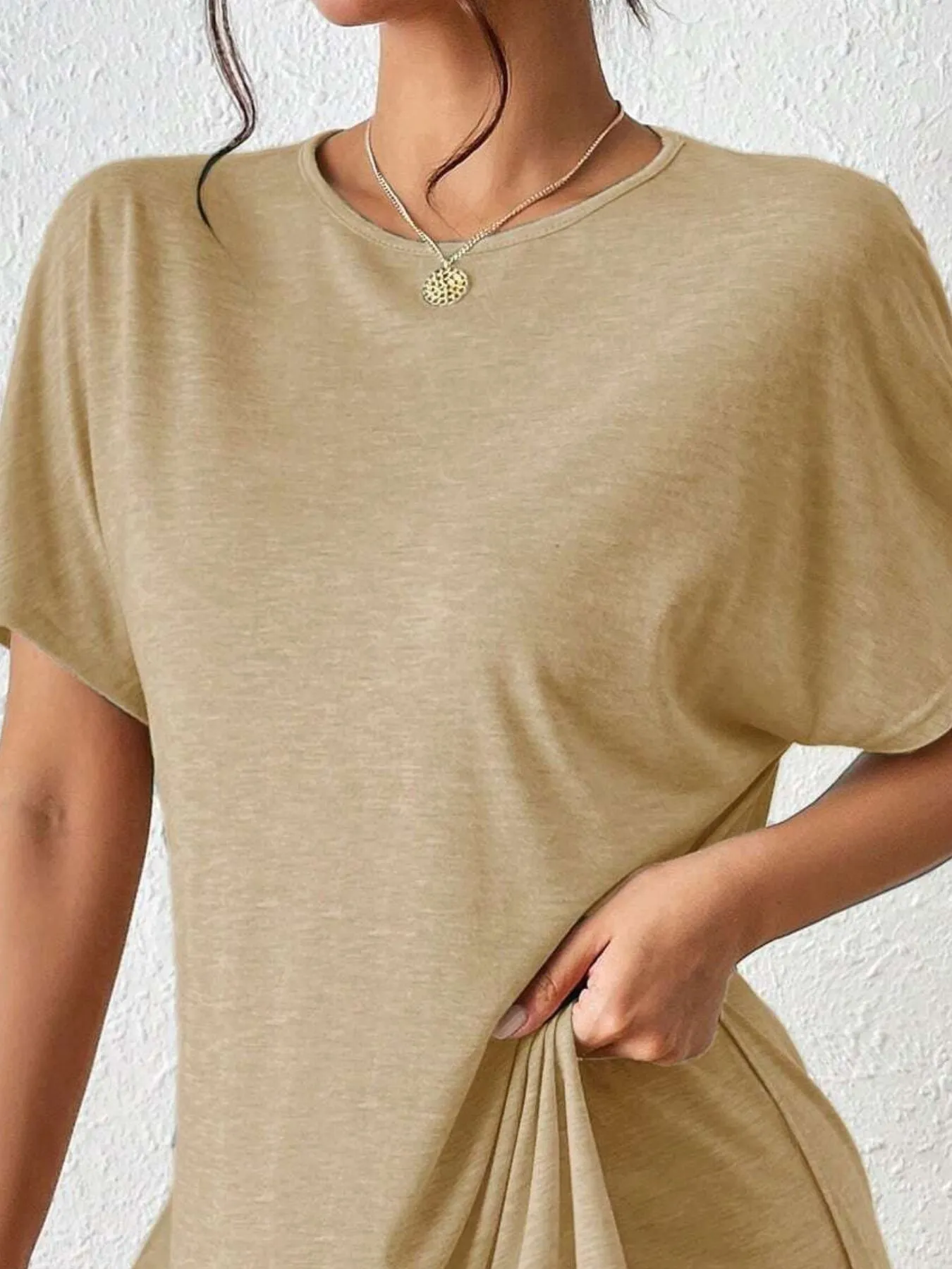 Casual Round Neck T-Shirt and Shorts Set - Image 15