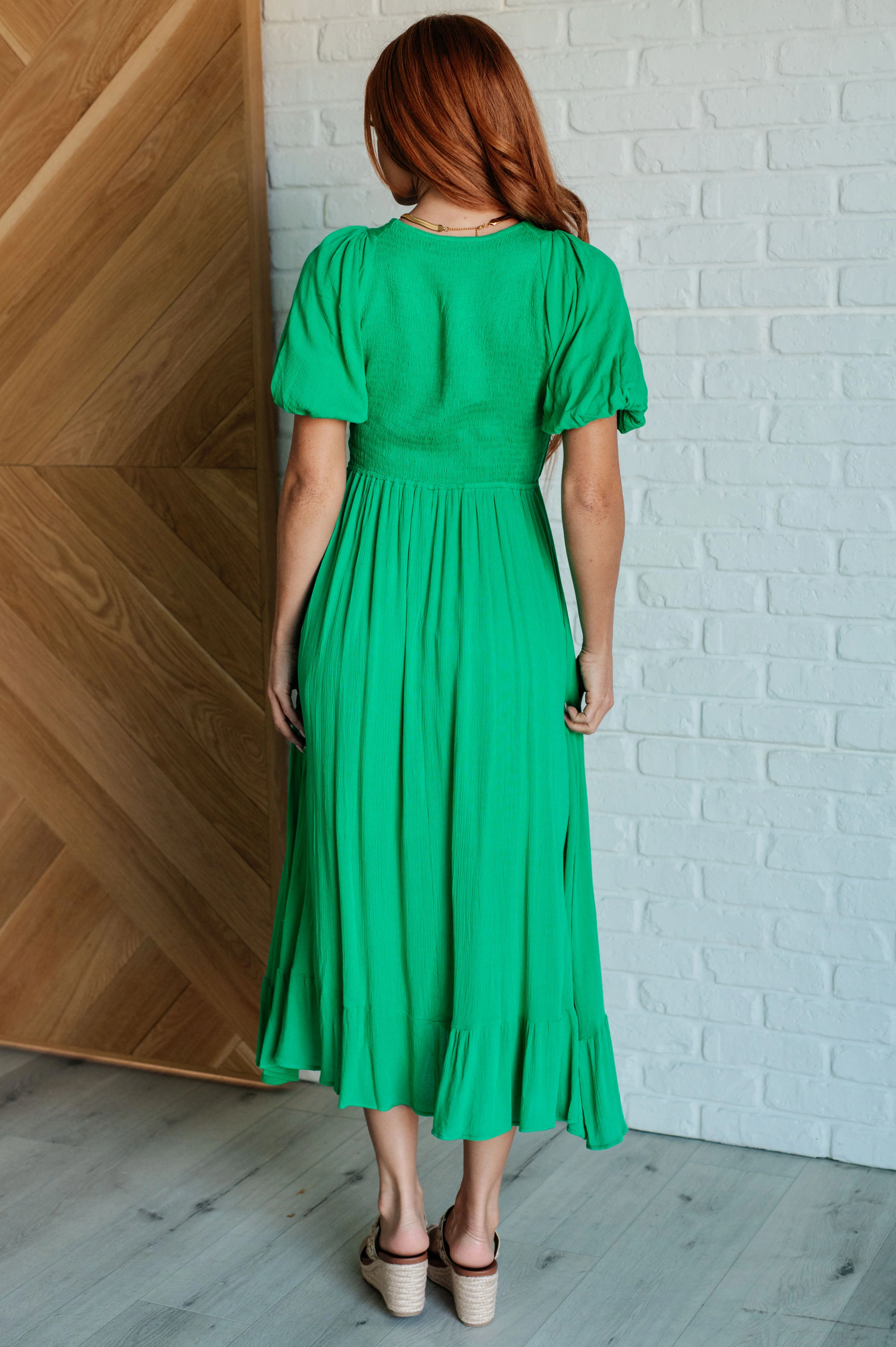 Catch a Cloud and Pin it Down Smocked Bodice Dress - Image 6