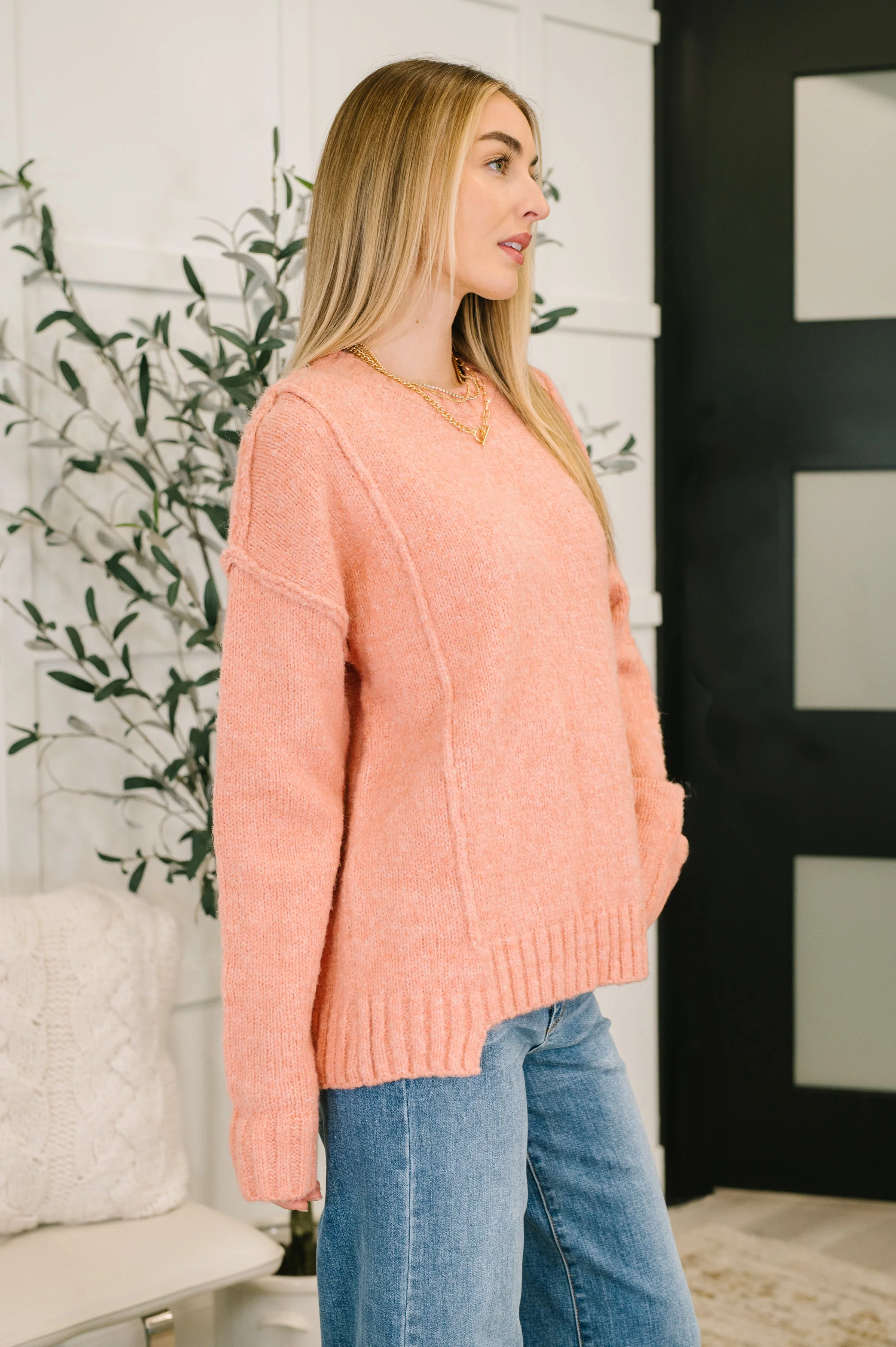 Changed for the Better Exposed Seam Pullover - Image 4