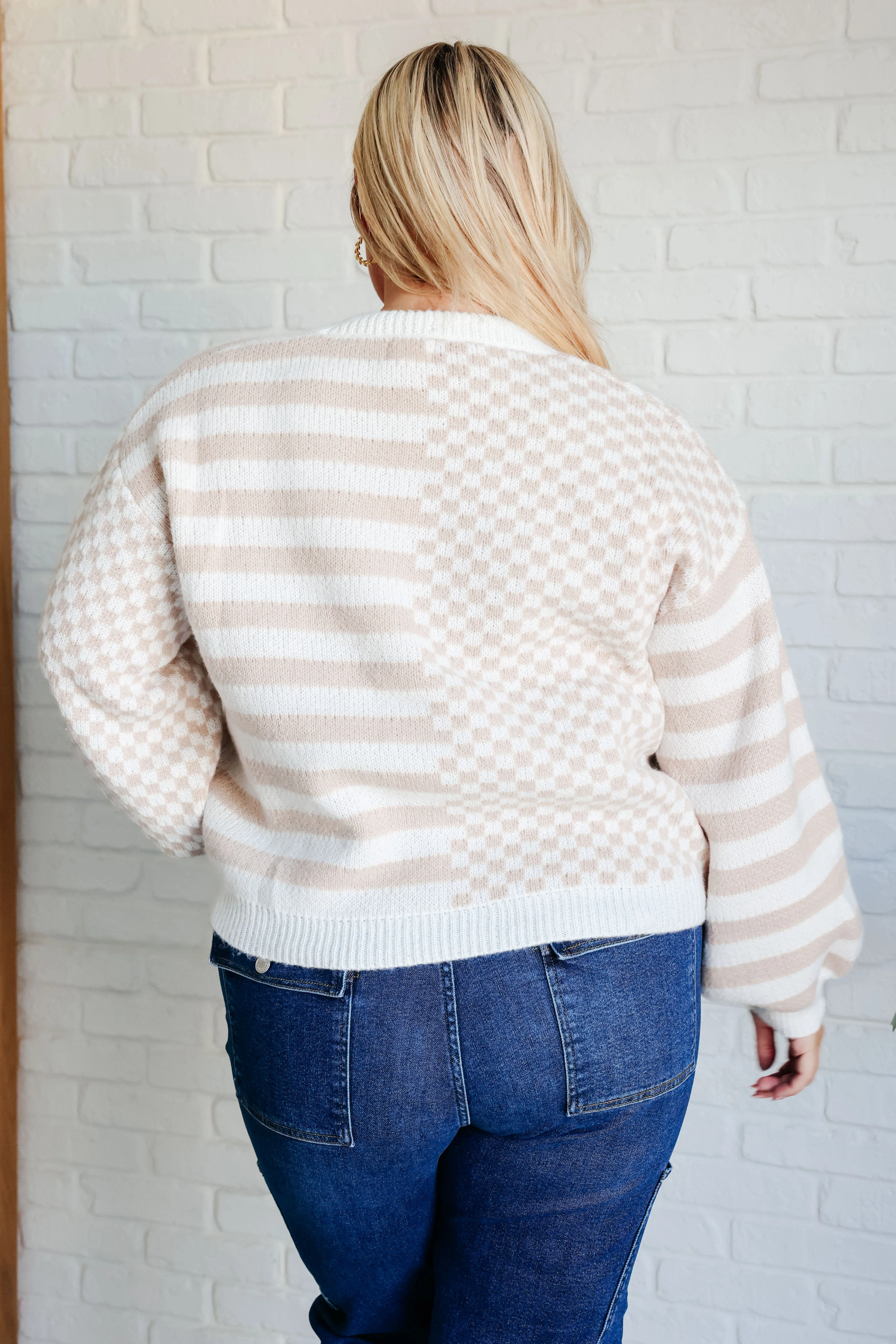 Check That Line Cardigan - Image 9