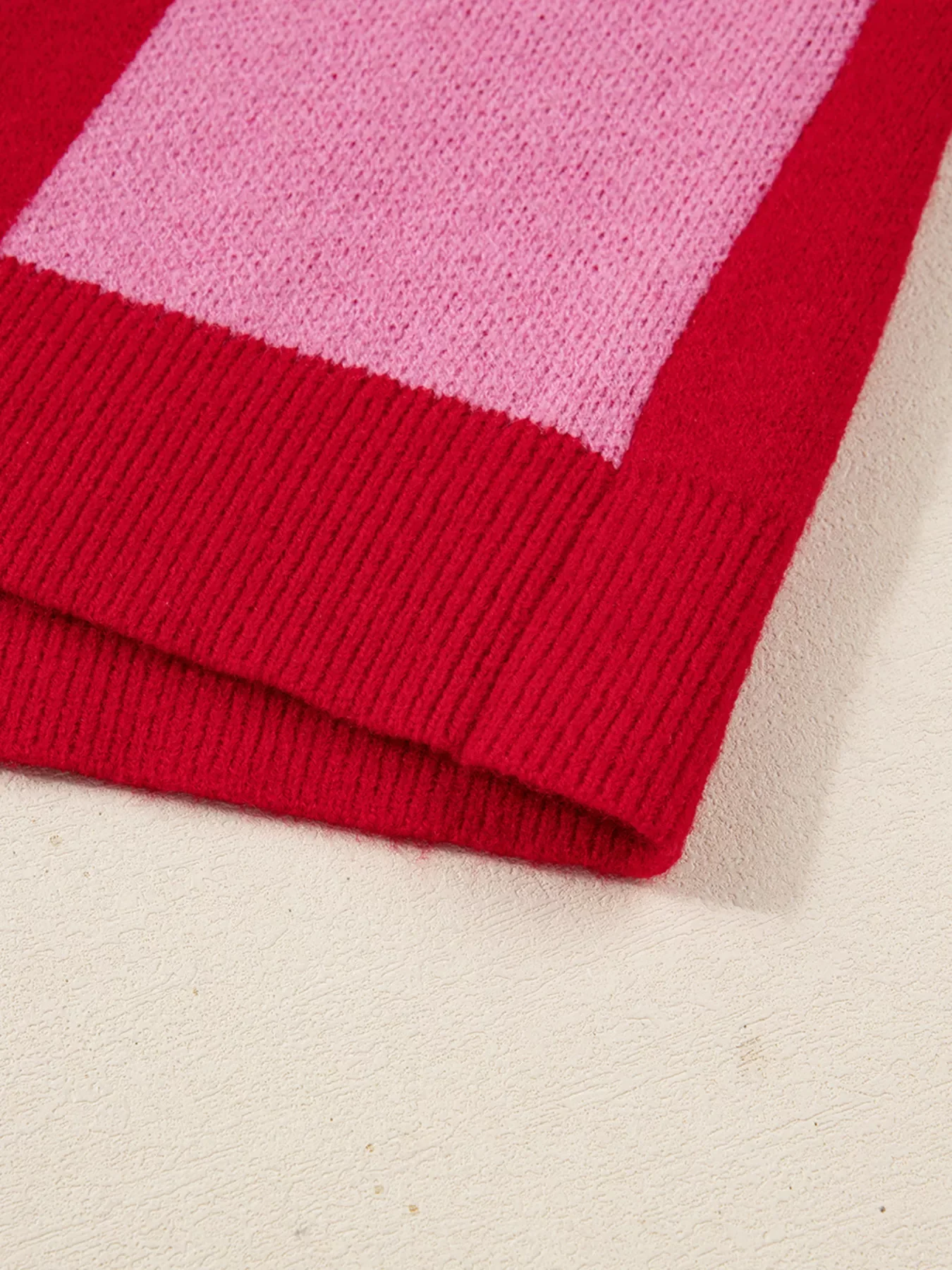 Checkerboard Knit Button-Down Cardigan - Image 8