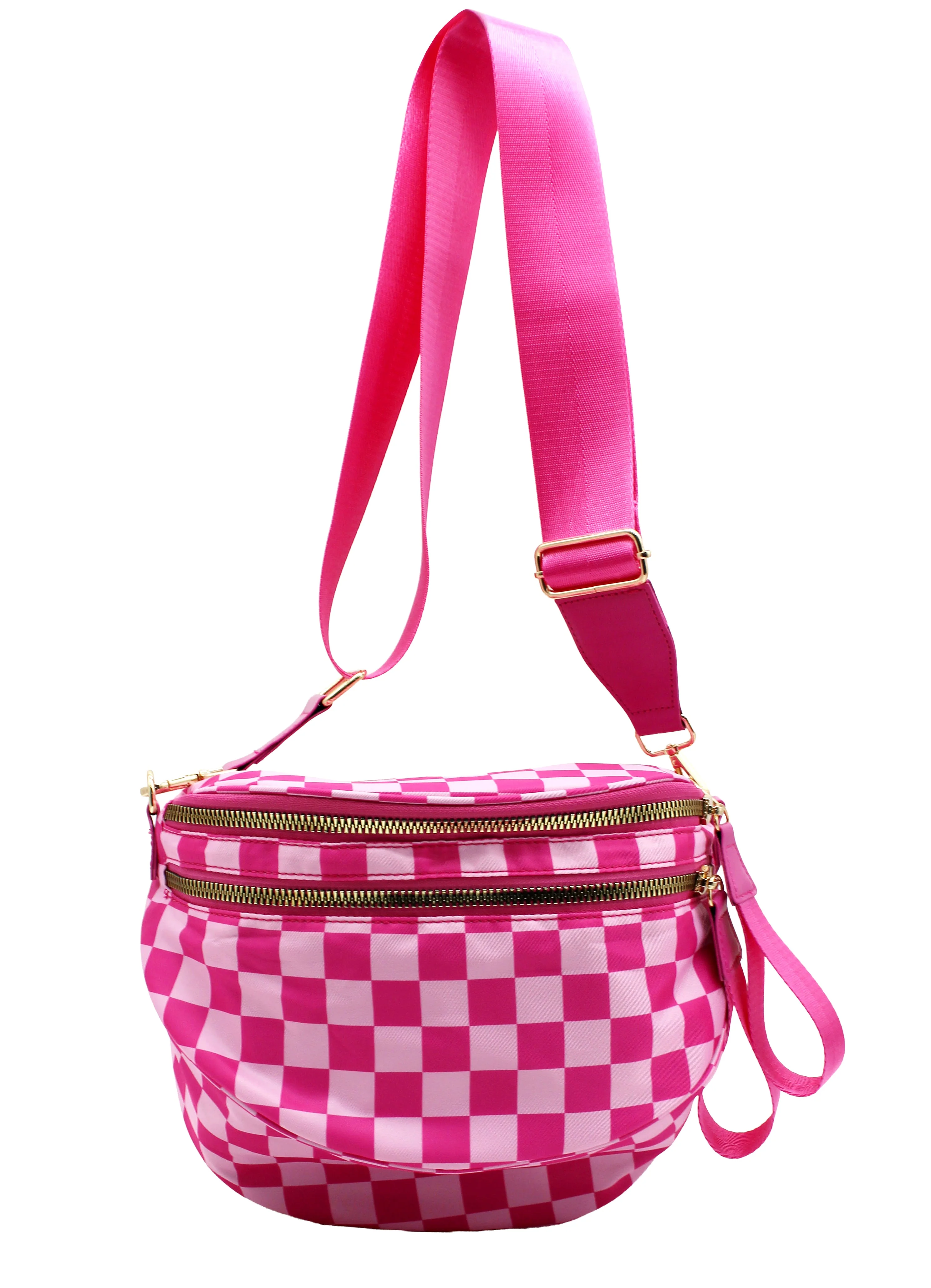Checkered Crossbody Bag - Image 16