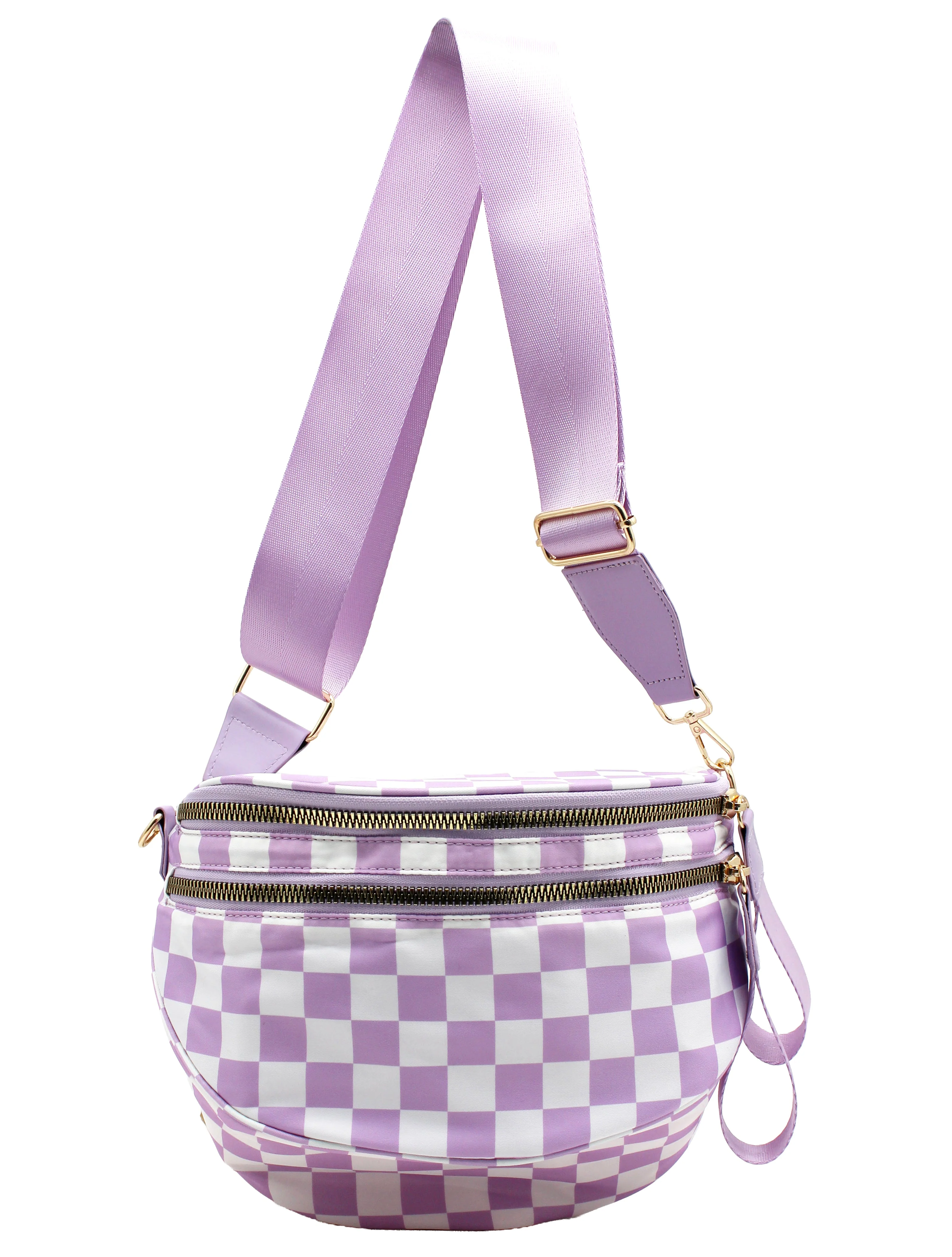 Checkered Crossbody Bag - Image 17