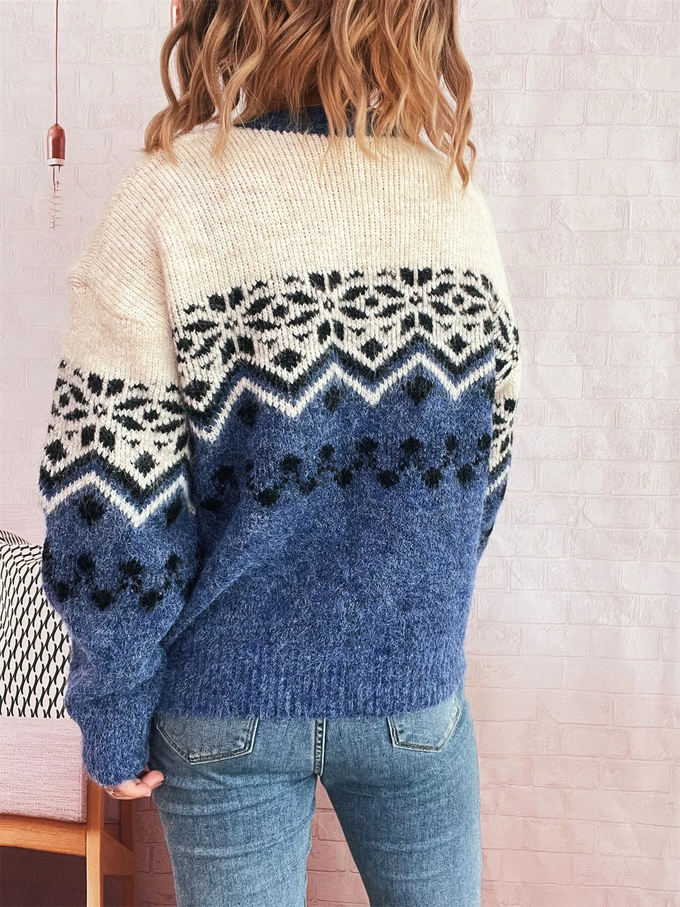 Christmas Button Up Drop Shoulder Cardigan - Image 24