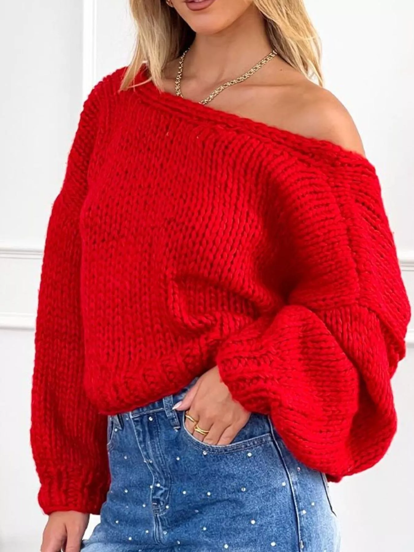 Chunky Knit Tie-Front Cardigan - Image 4