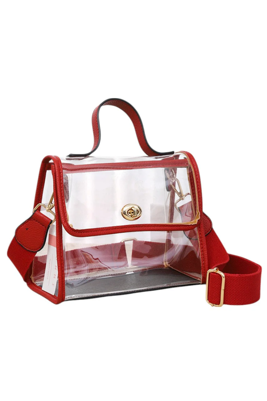 Clear Stadium Crossbody hand Bag - Image 7