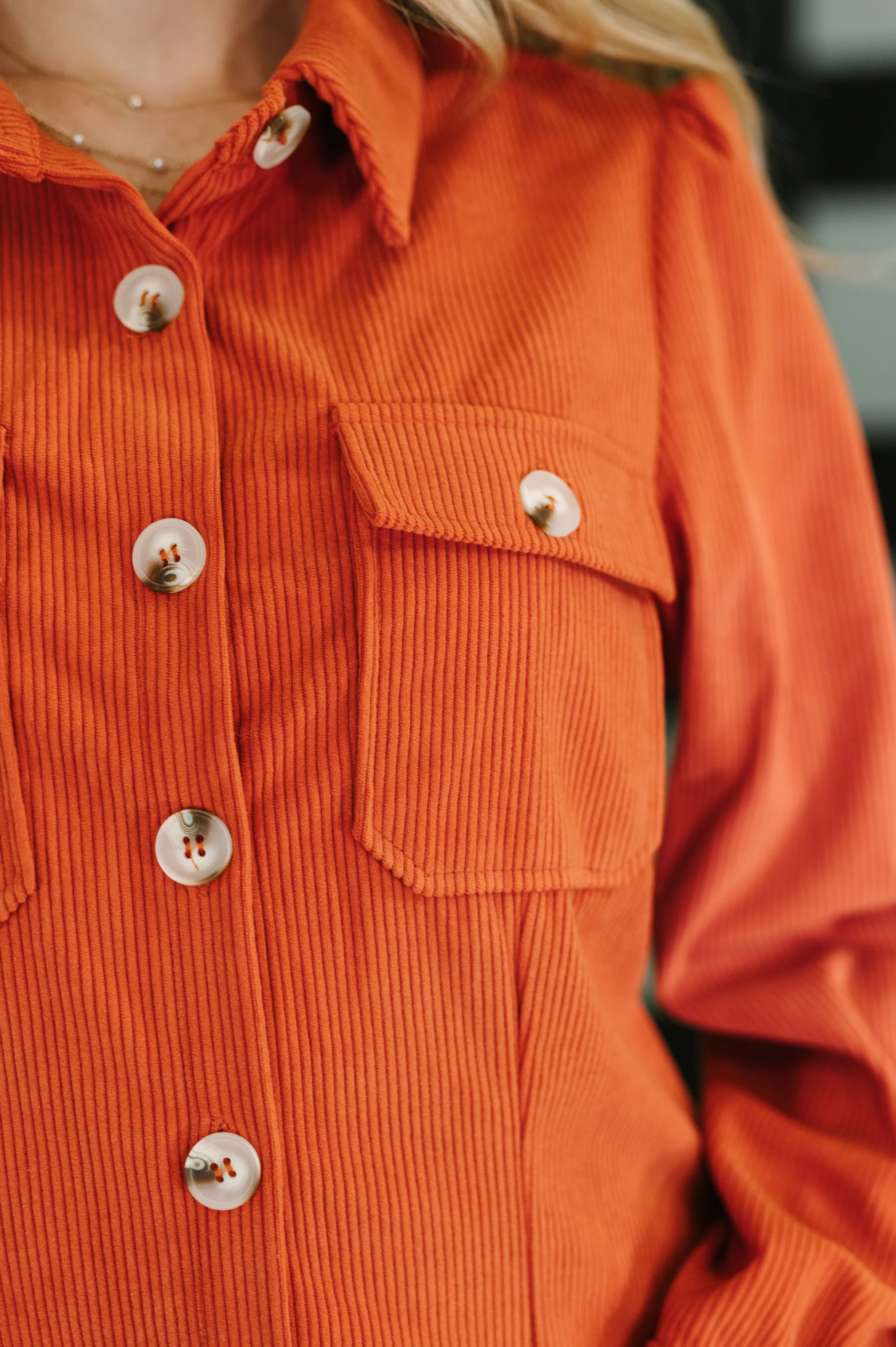 Clever in Corduroy Shirt Dress - Image 2