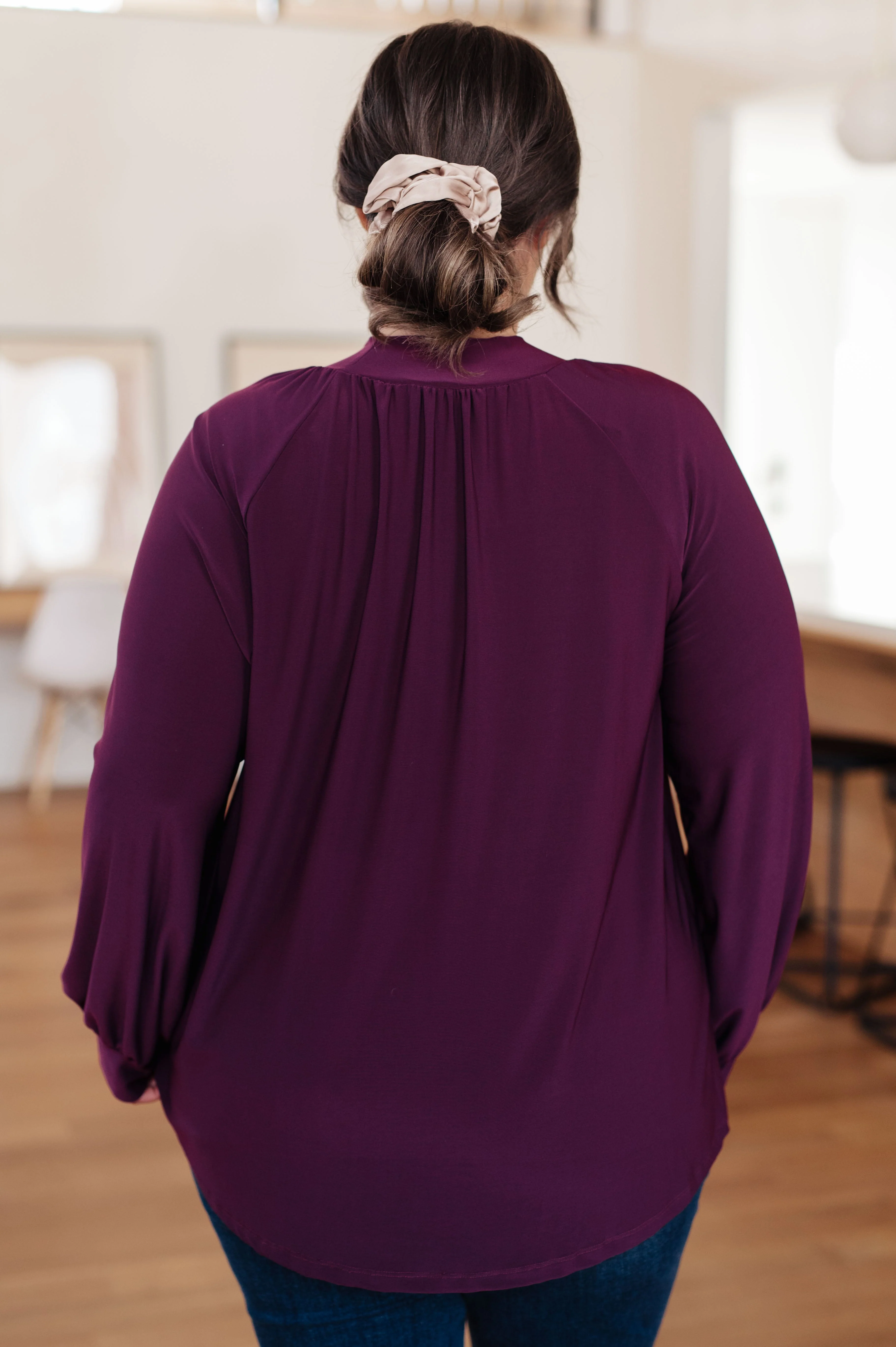 Closing Time Mock Neck Blouse - Image 7