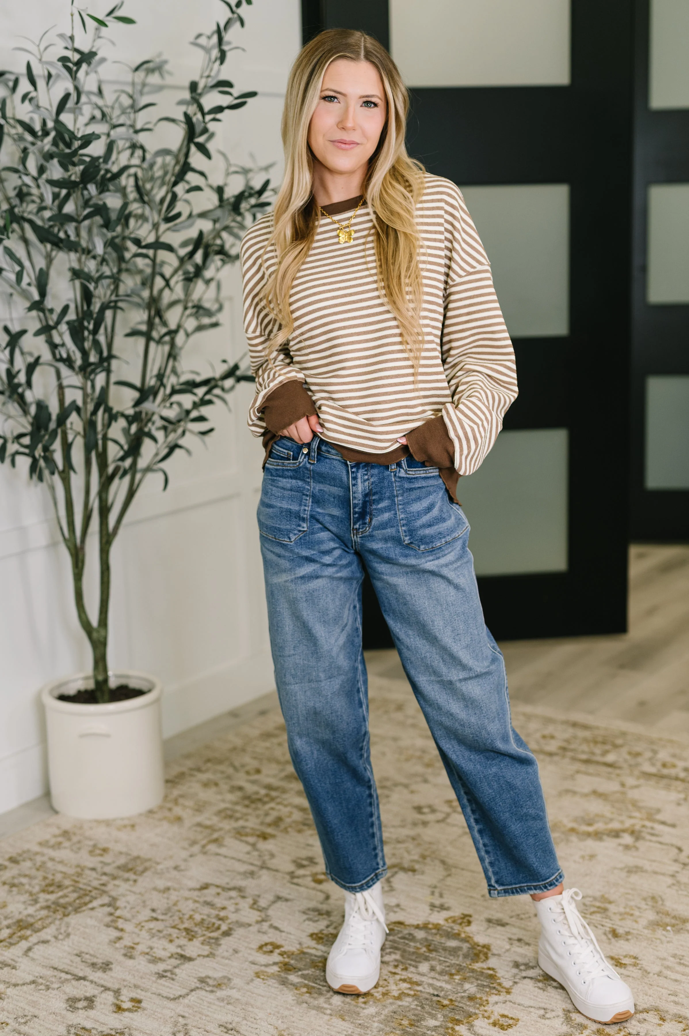 Cocoa Lane Stripe Top - Image 3
